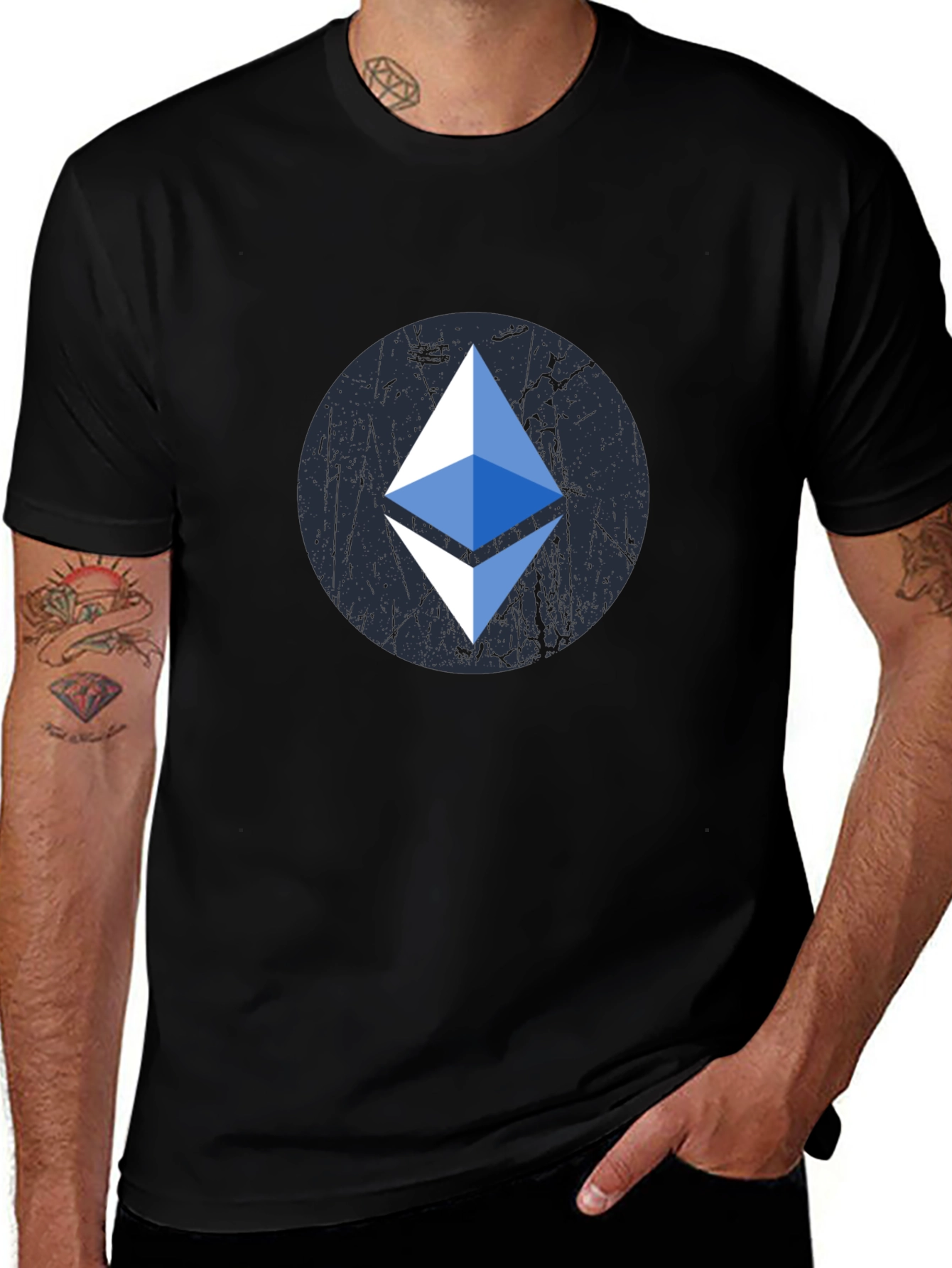 Ethereum Crypto T-Shirt - Black Graphic Tee