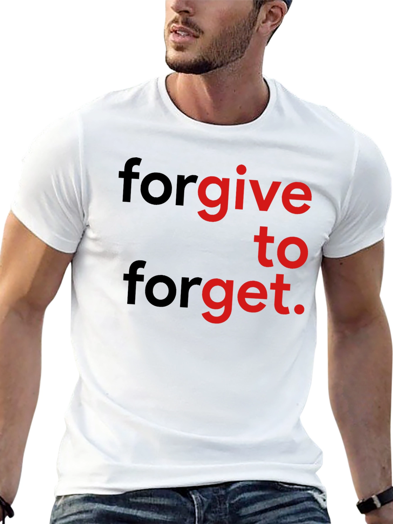 Forgive to Forget Graphic Print Tee