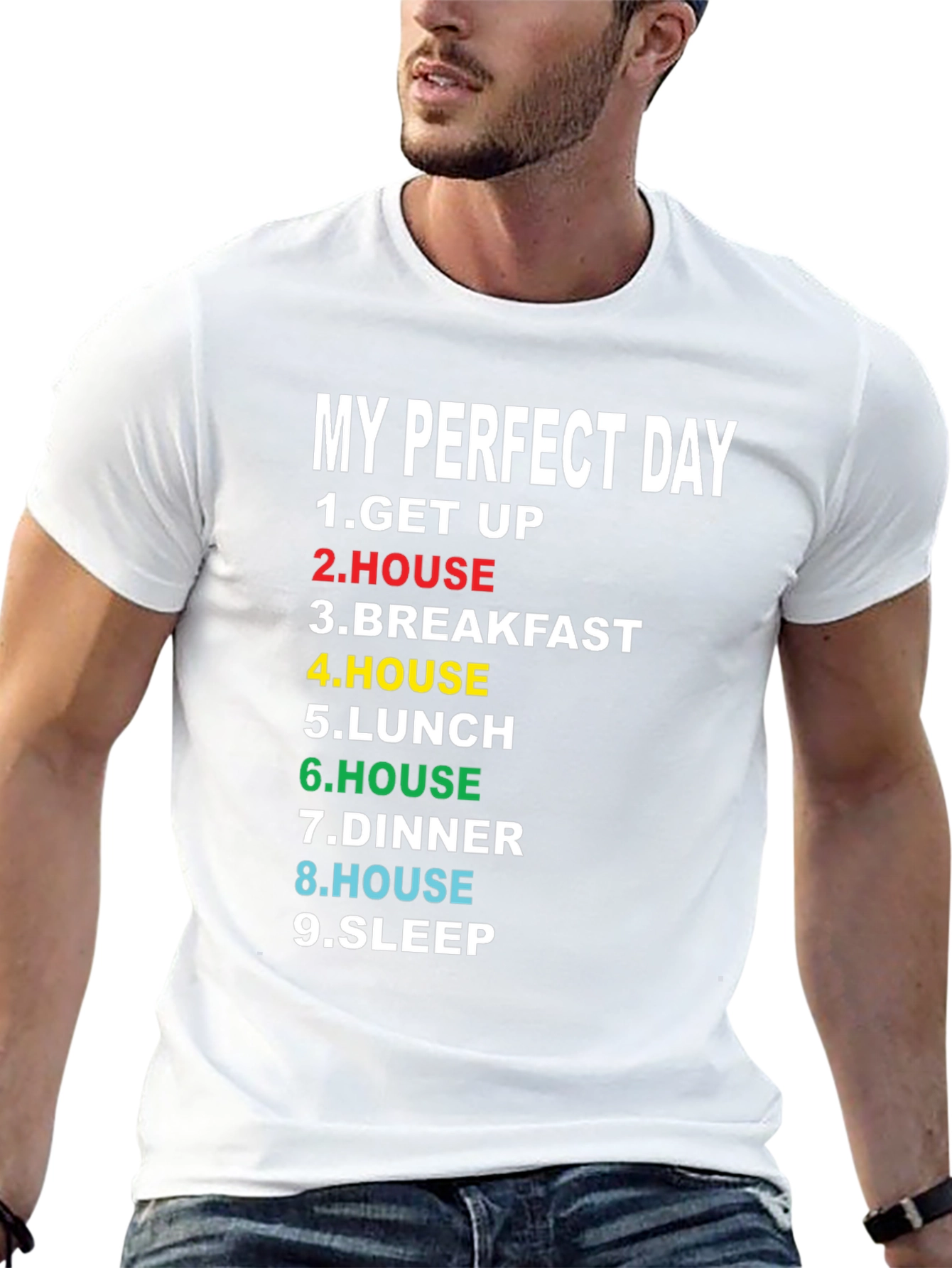 My Perfect Day T-Shirt - Funny Graphic Tee