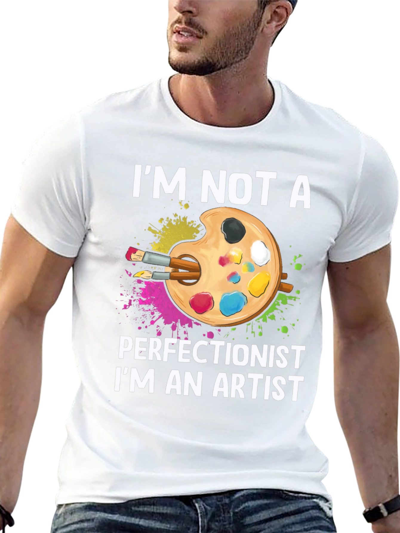Artist Palette Graphic Tee - Im Not A Perfectionist