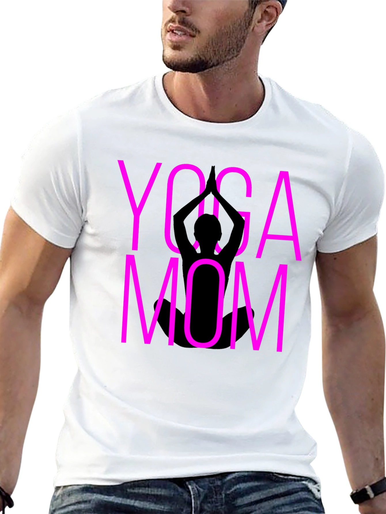 Yoga Mom Graphic T-Shirt - Relaxed Fit