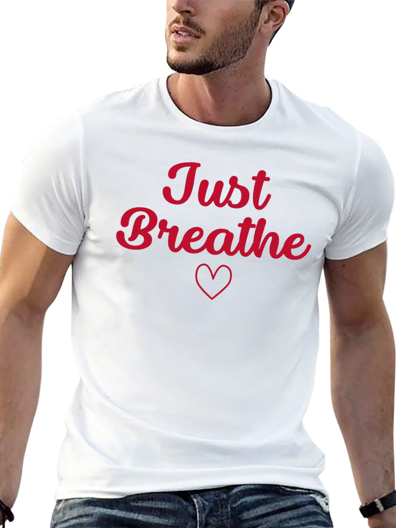 Just Breathe Black T-Shirt
