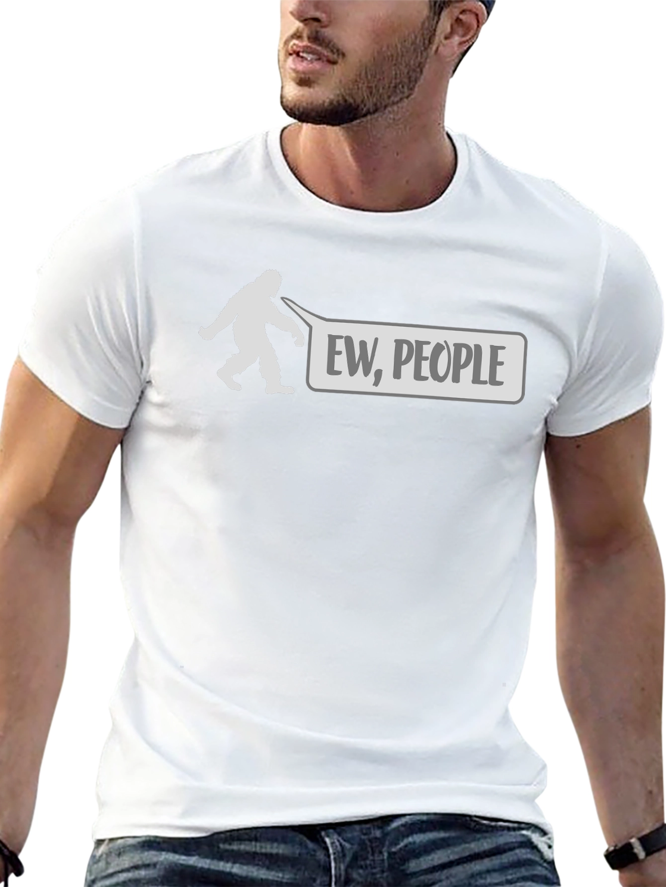 Ew People Sasquatch Graphic Tee - Soft Cotton Blend