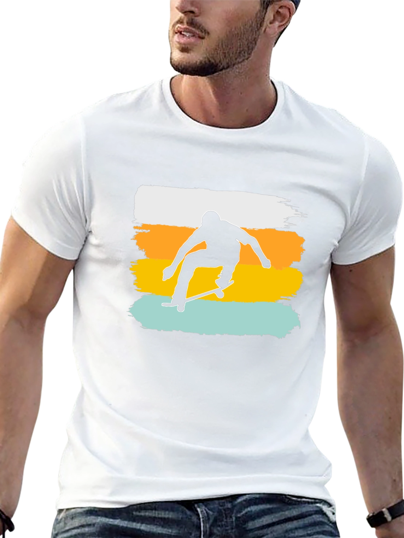 Skater Silhouette Graphic Tee