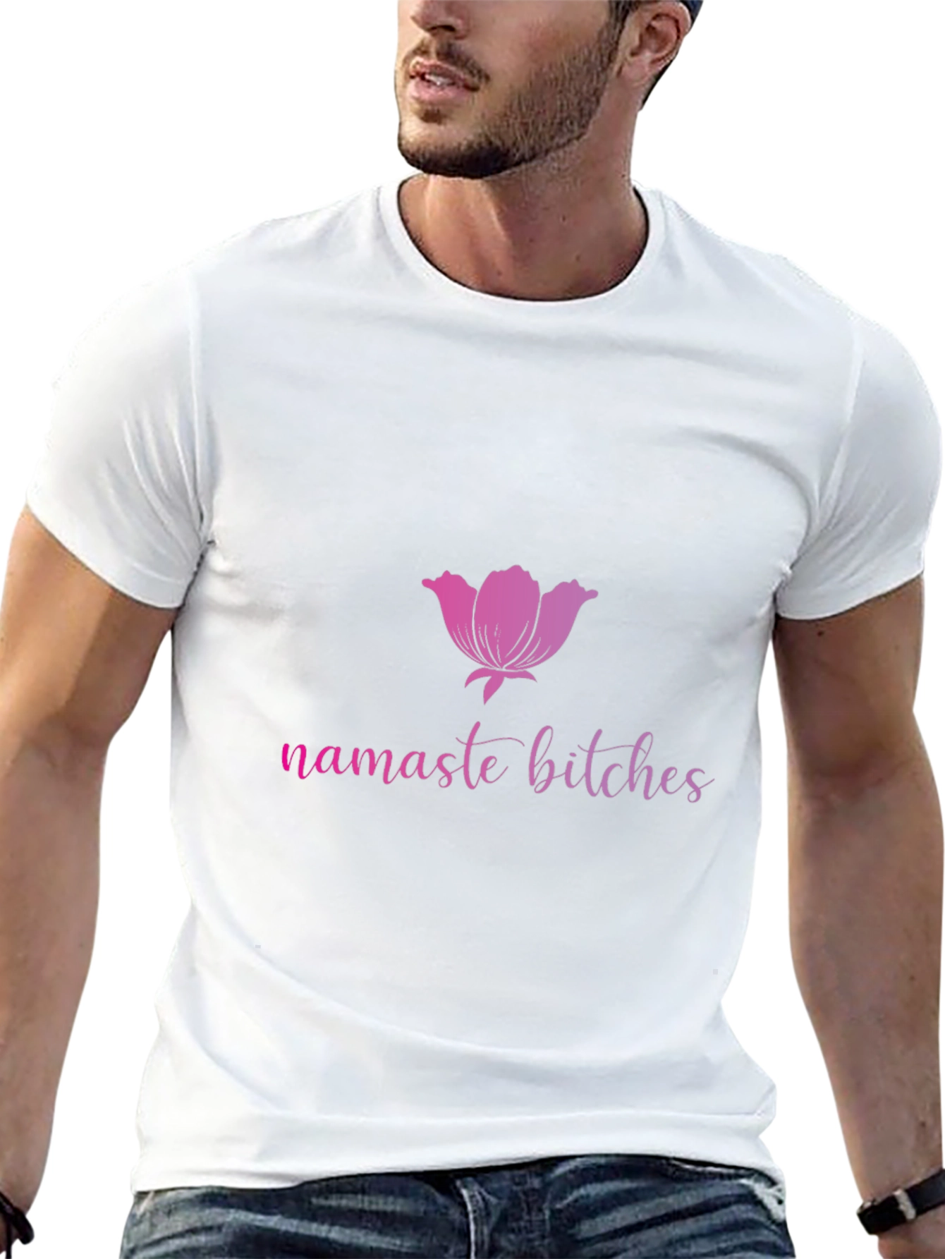Namaste Bitches Black T-Shirt