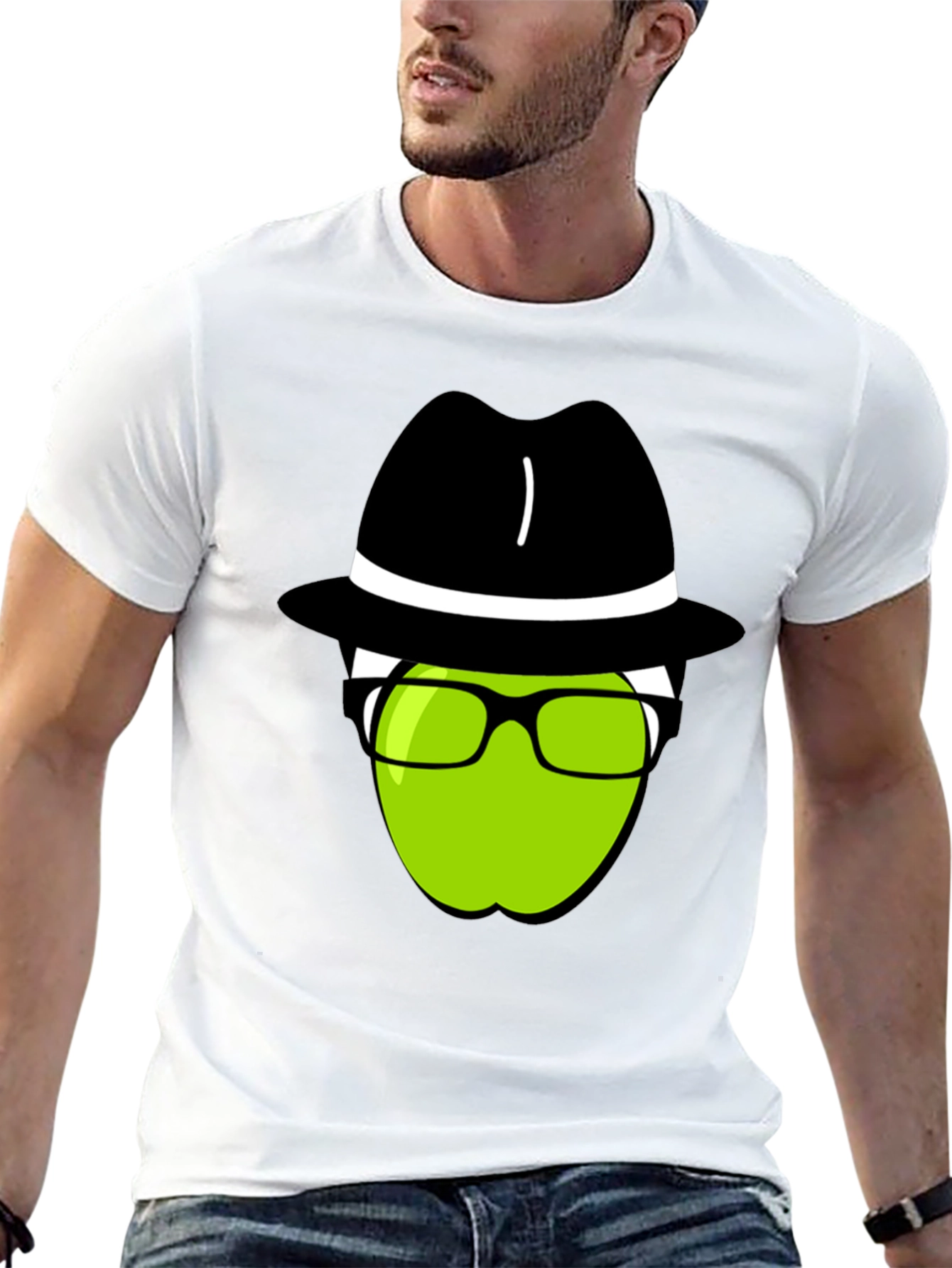 Granny Smith Sleuth Tee - Cool Apple Detective Shirt