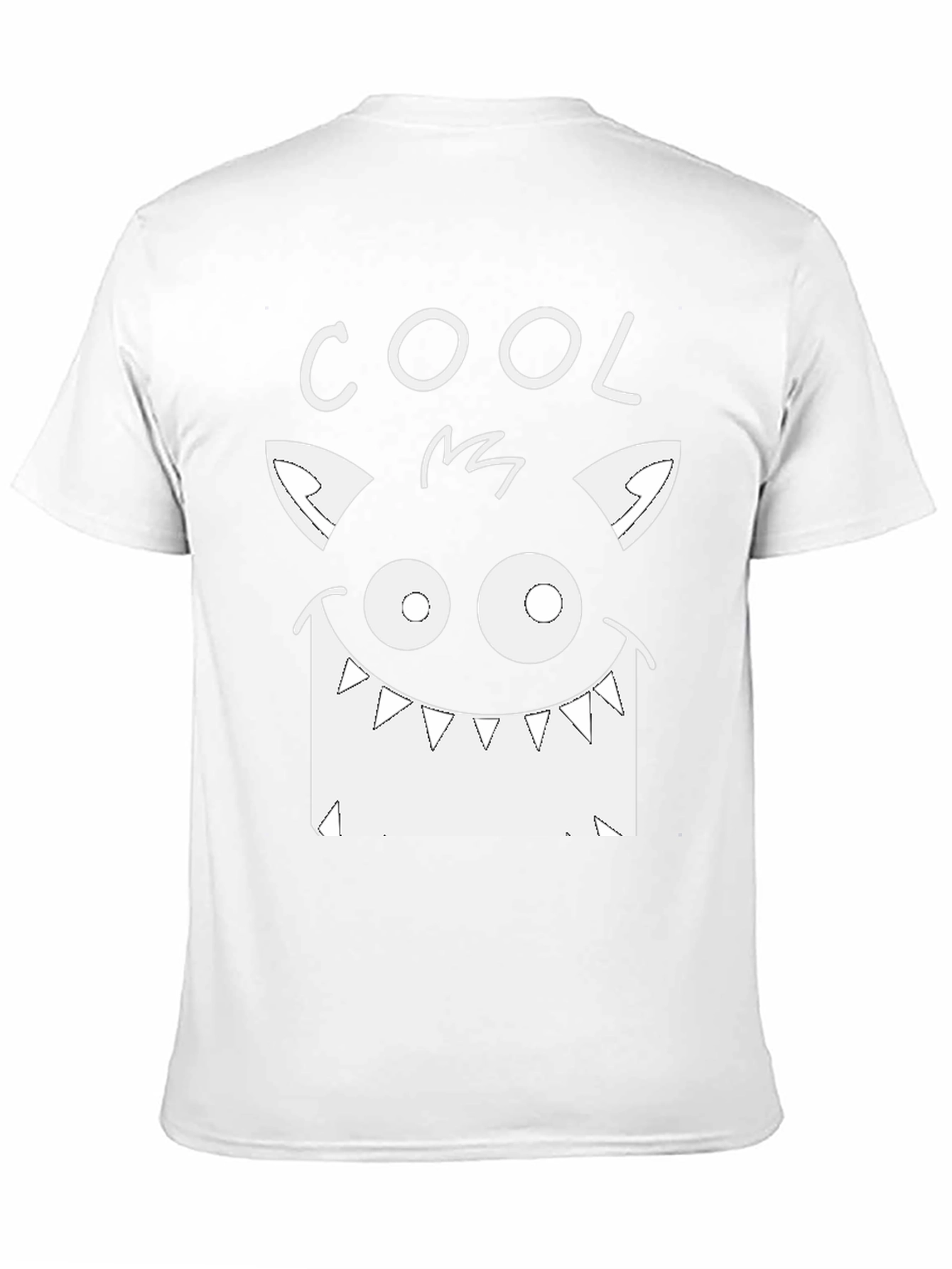 Cool Monster Graphic Tee - Mens Black T-Shirt