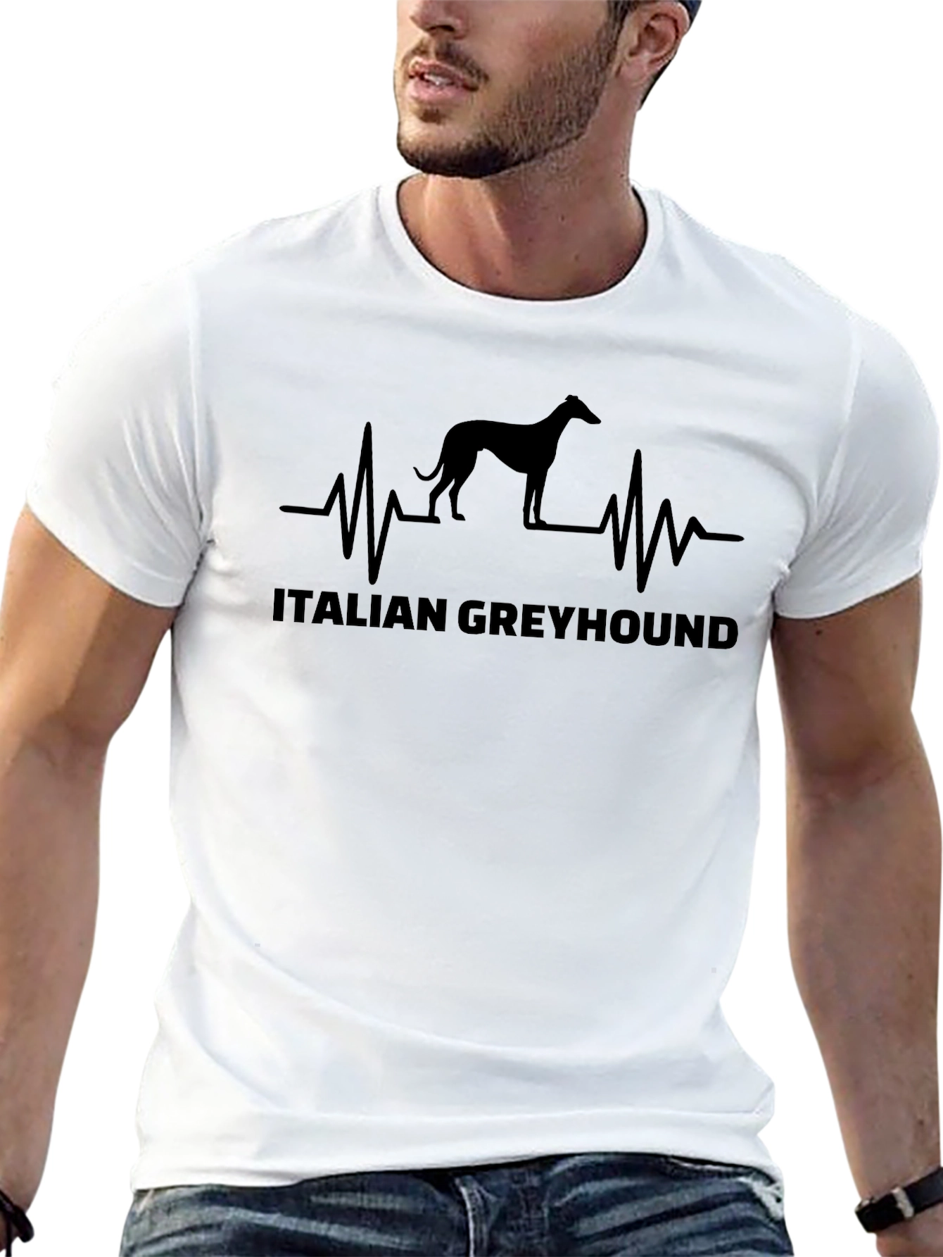 Italian Greyhound Heartbeat T-Shirt