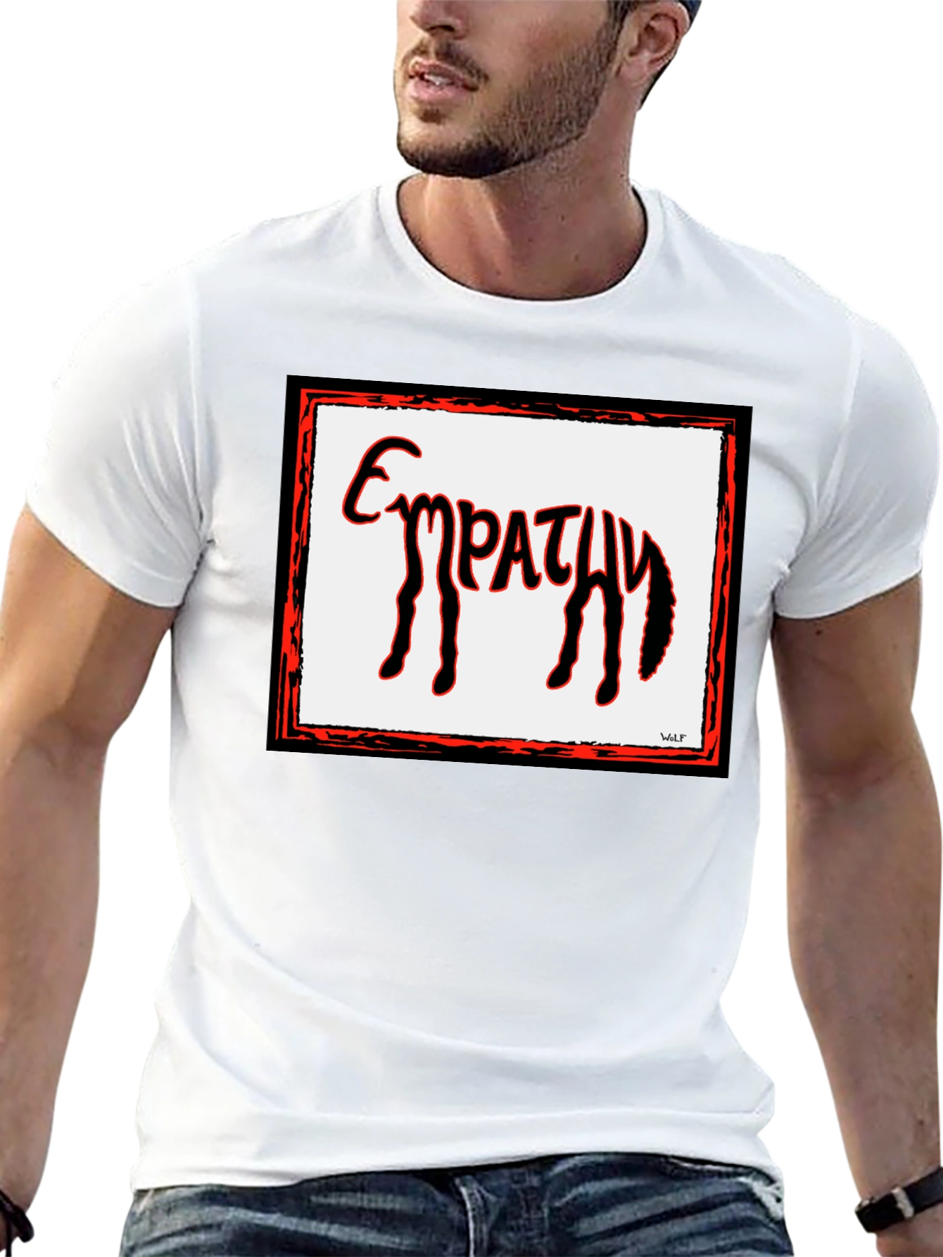 Empathy T-Shirt - Unique Animal Word Art Design