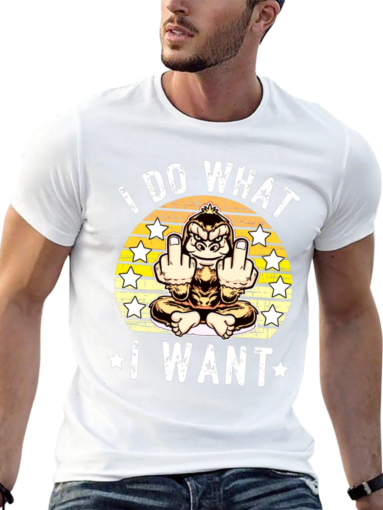 I Do What I Want Gorilla T-Shirt