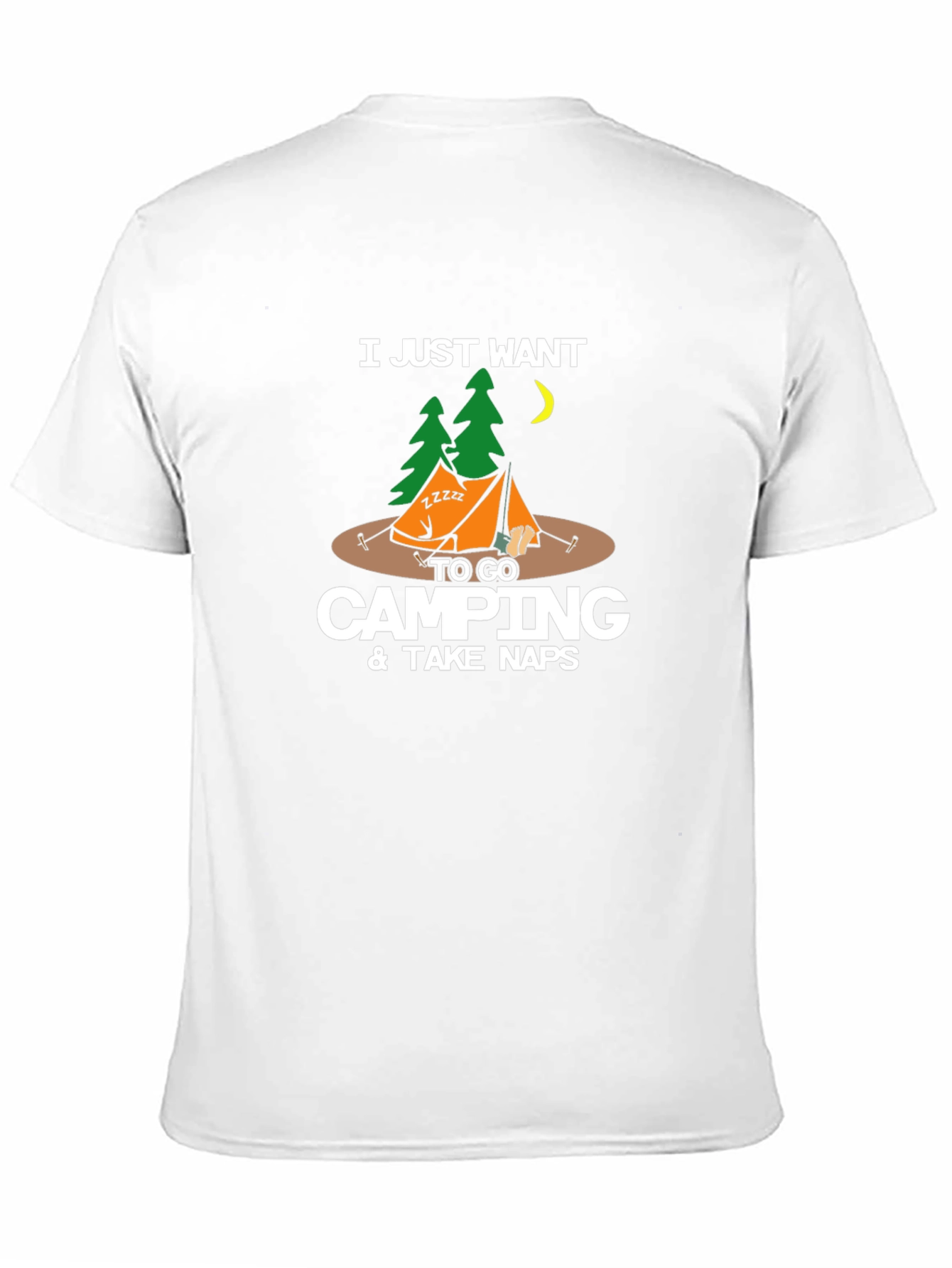 Camping & Naps Graphic Tee - Black