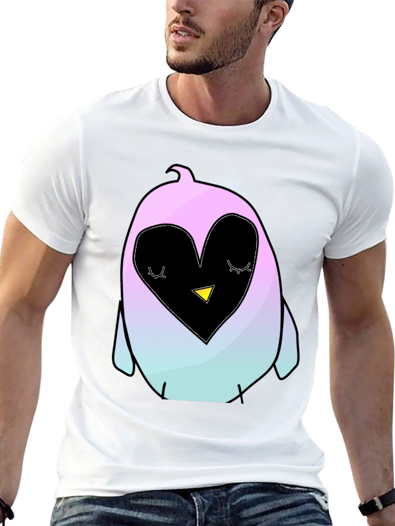 Cute Penguin Heart T-Shirt