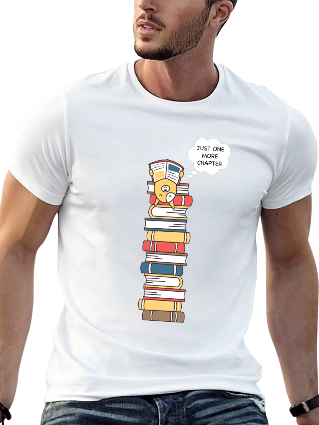 Just One More Chapter Black T-Shirt