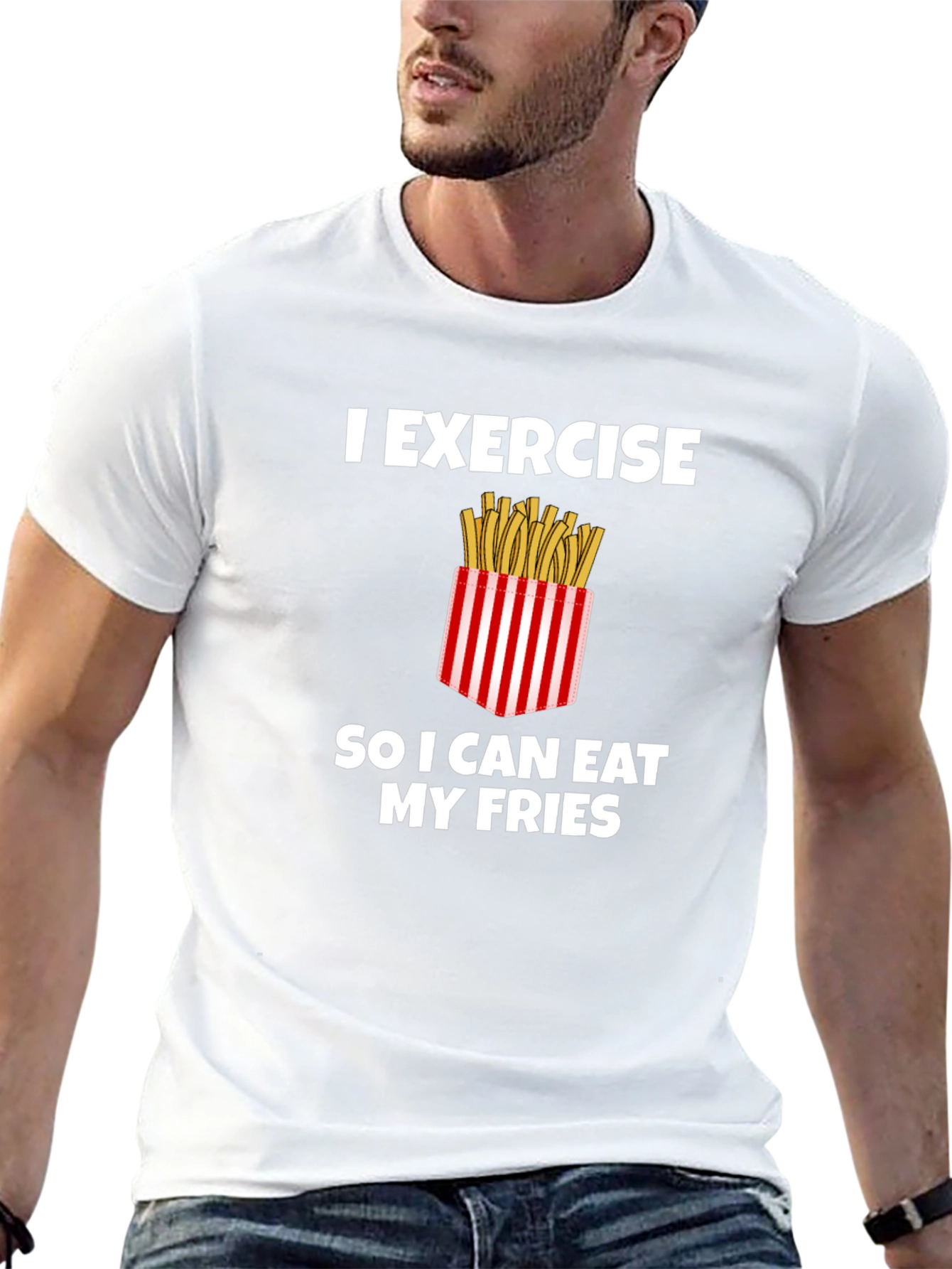 Exercise for Fries Graphic Tee