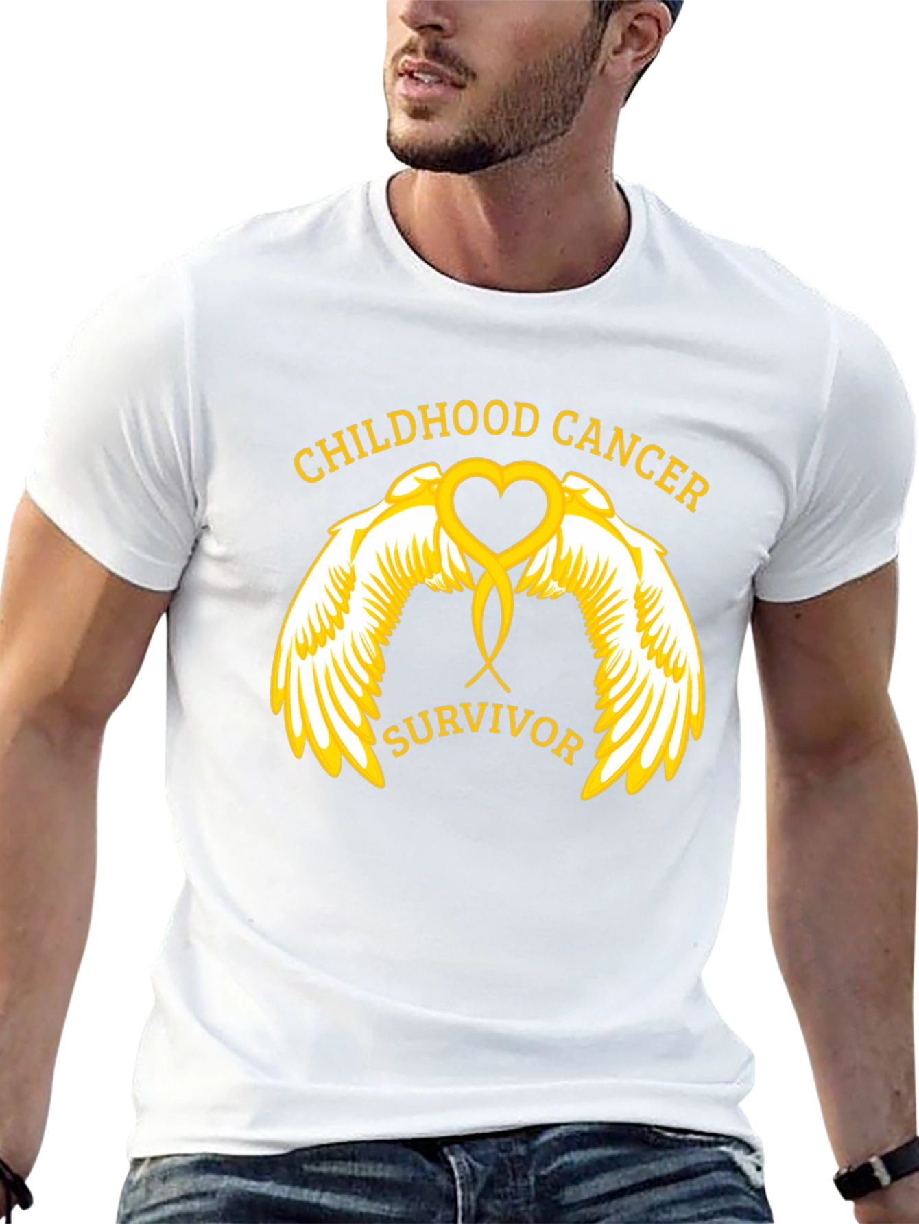 Childhood Cancer Survivor Graphic T-Shirt