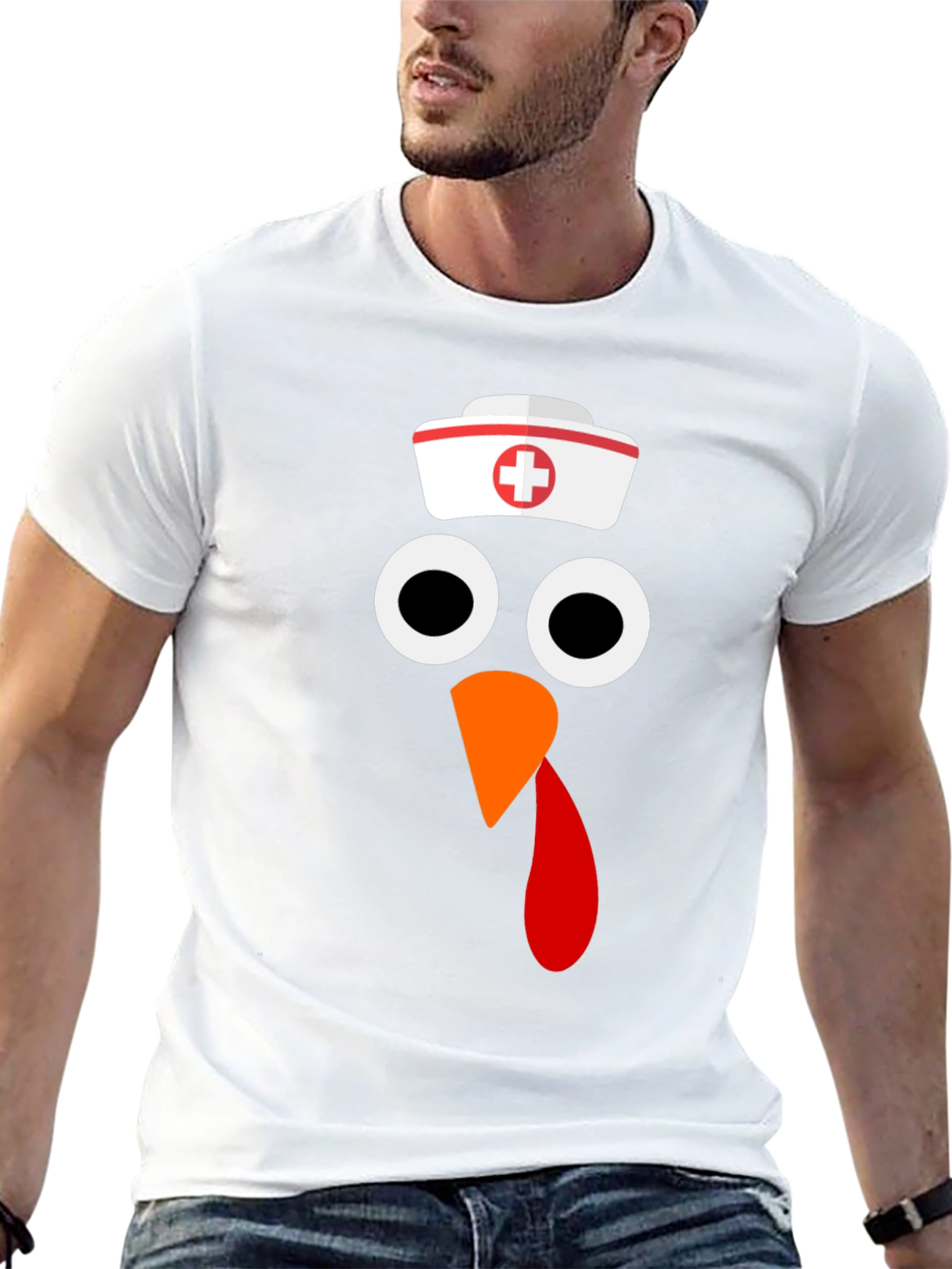Turkey Nurse Thanksgiving T-Shirt - Festive Holiday Apparel