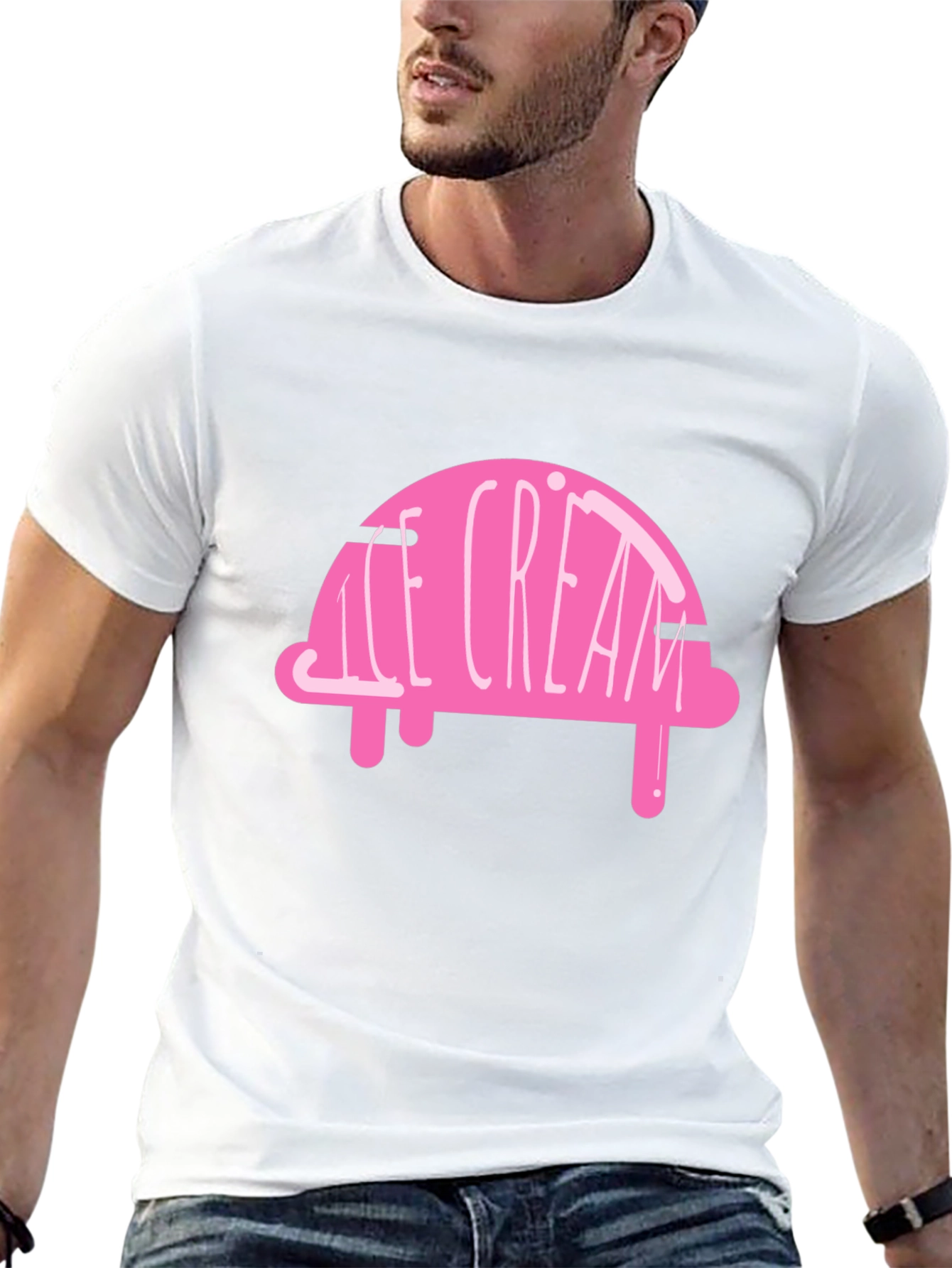 Ice Cream Graphic Tee - Stylish Unisex T-Shirt
