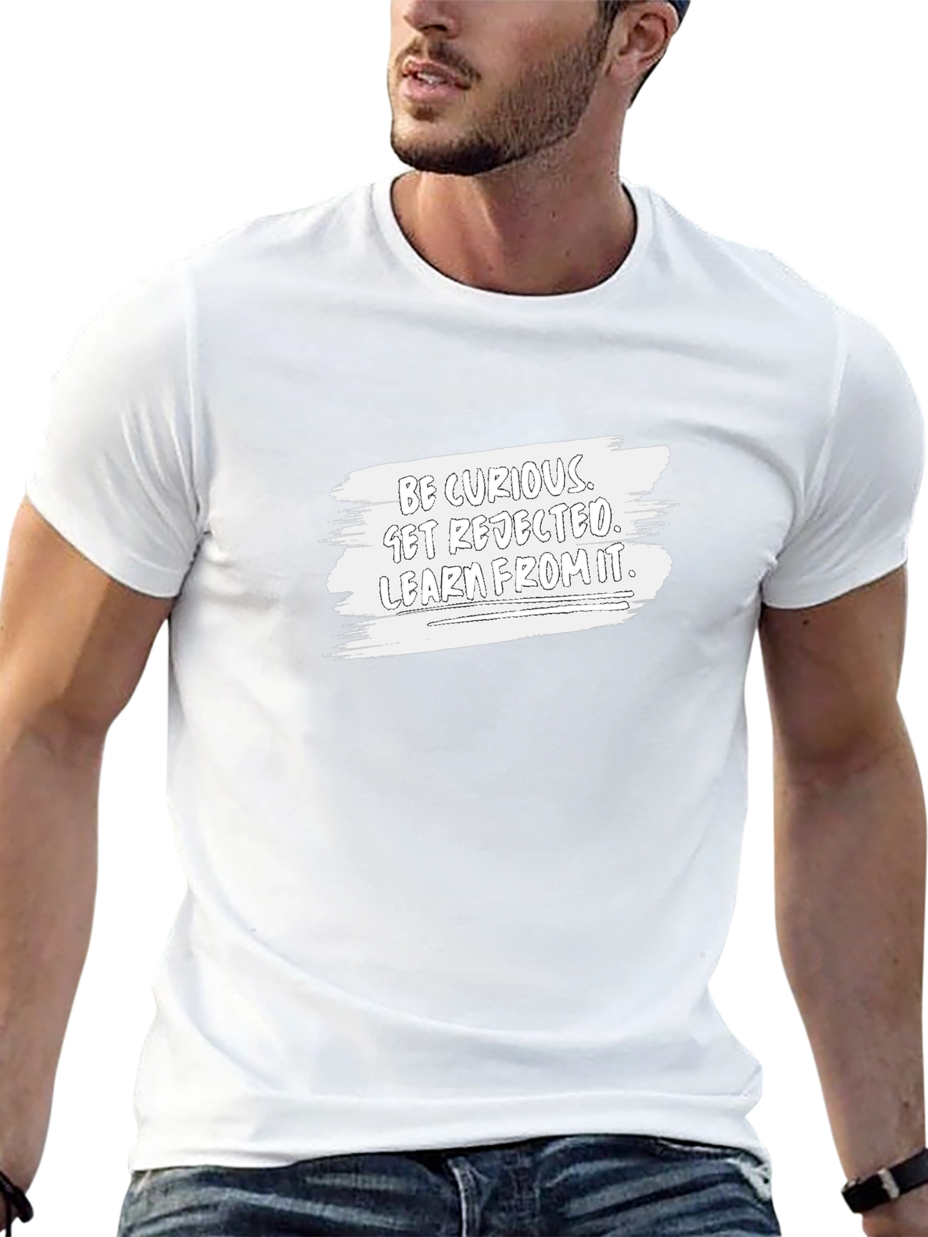 Be Curious Graphic Tee - Black
