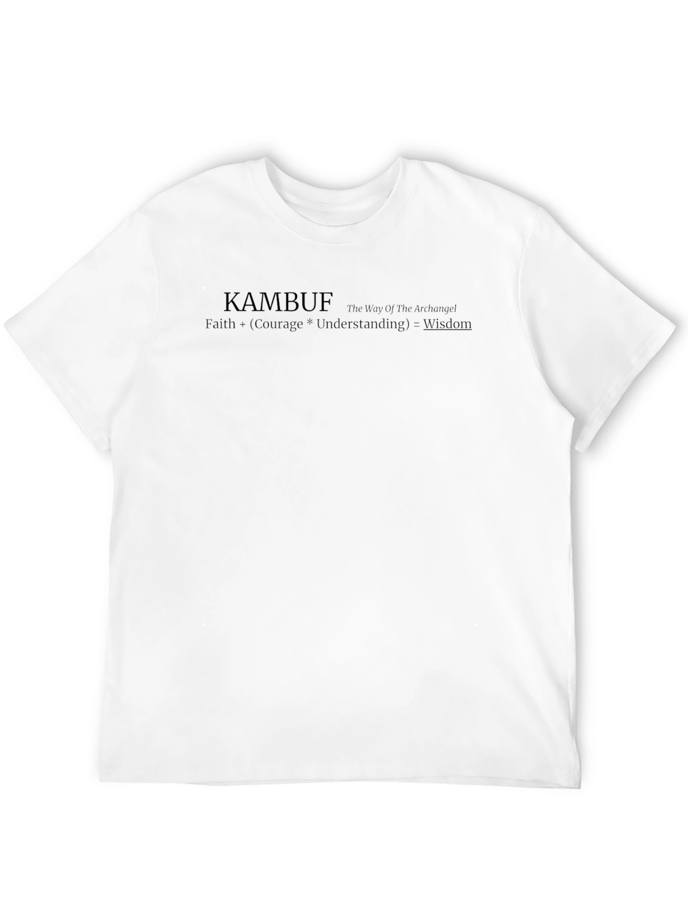 KAMBUF Wisdom Formula Graphic T-Shirt