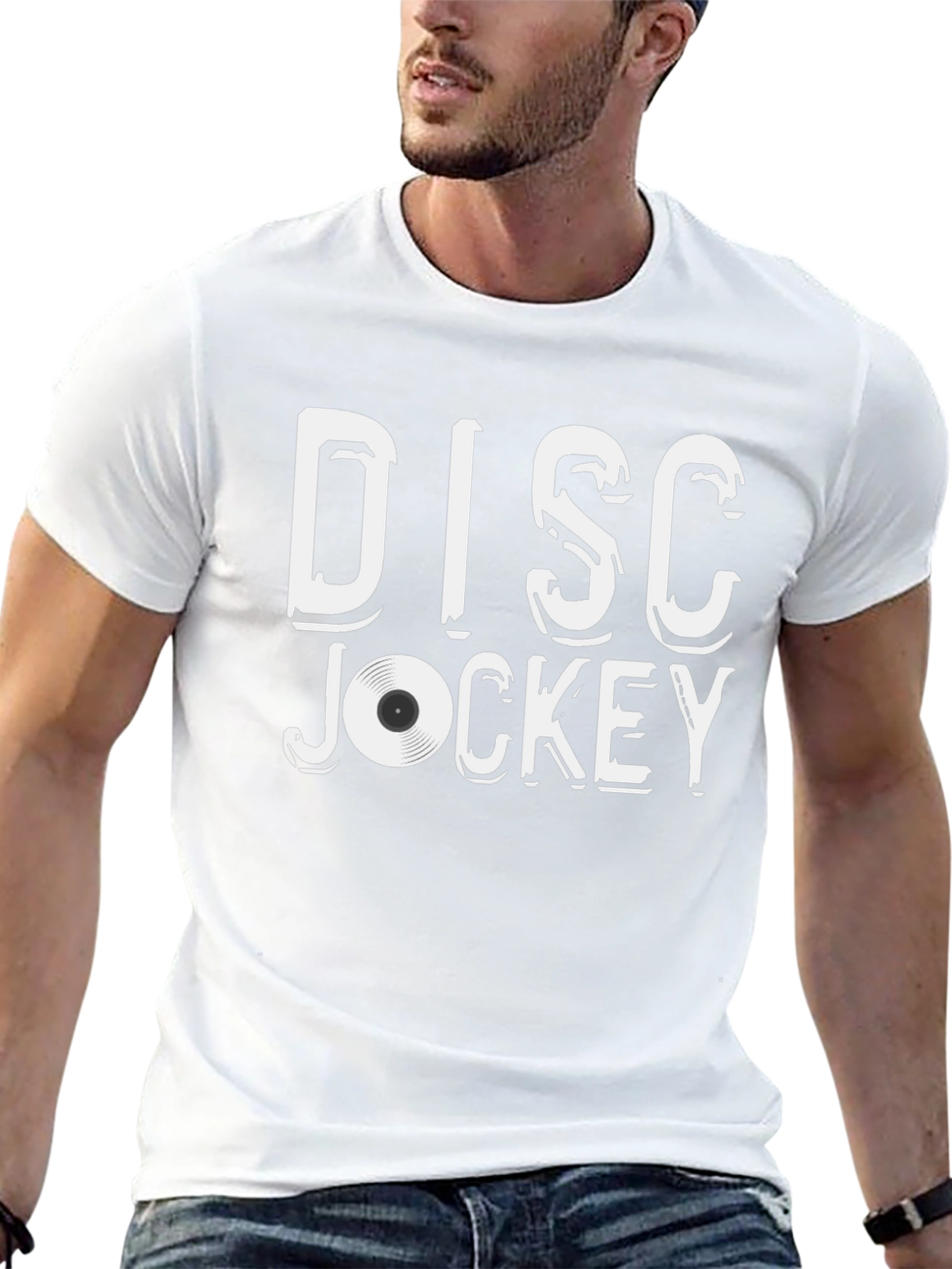 Disc Jockey Black T-Shirt