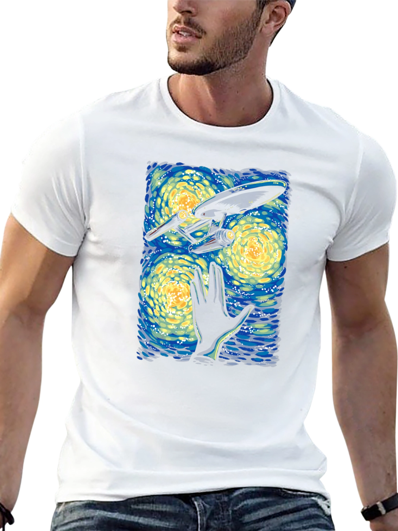 Star Trek Starry Night Graphic Tee