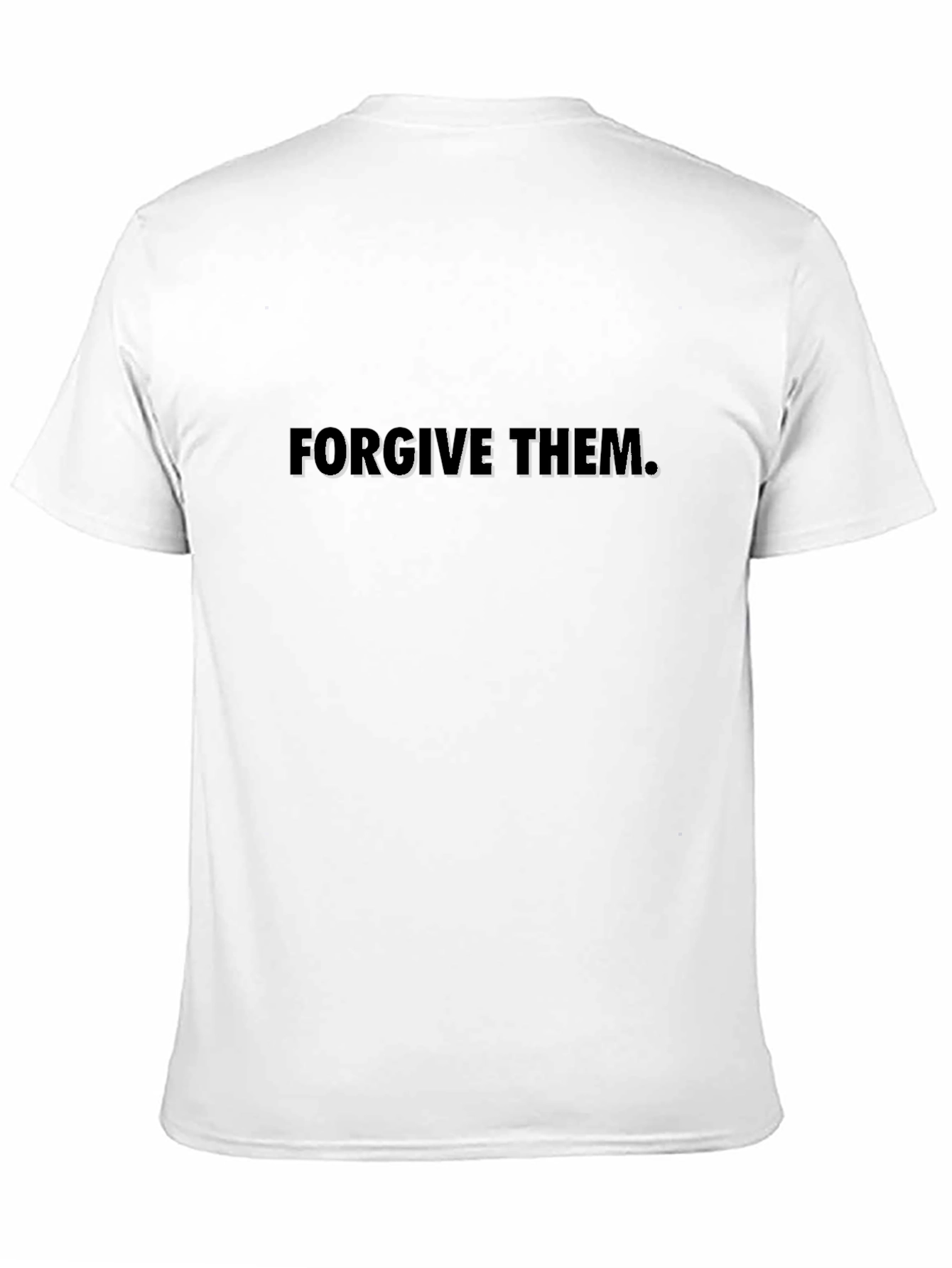 Forgive Them Black Graphic T-Shirt