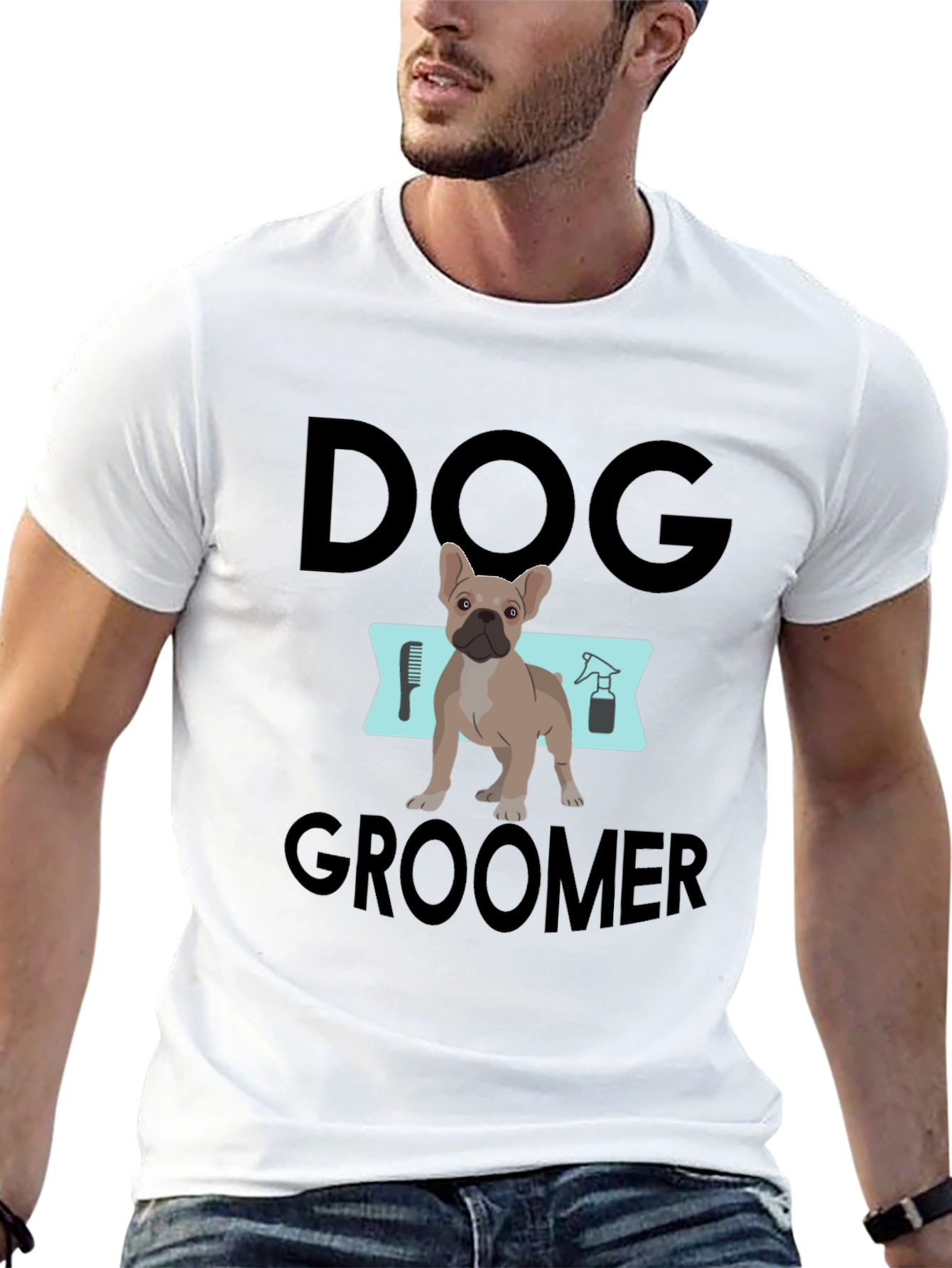 Dog Groomer T-Shirt - Cute Pet Grooming Apparel