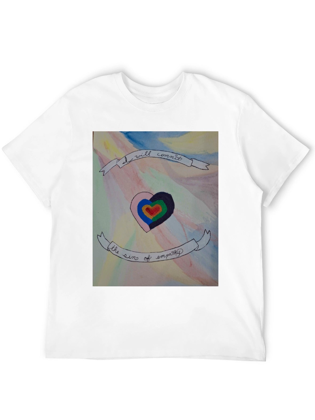 Empathy Sin Heart T-Shirt - Expressive Graphic Tee