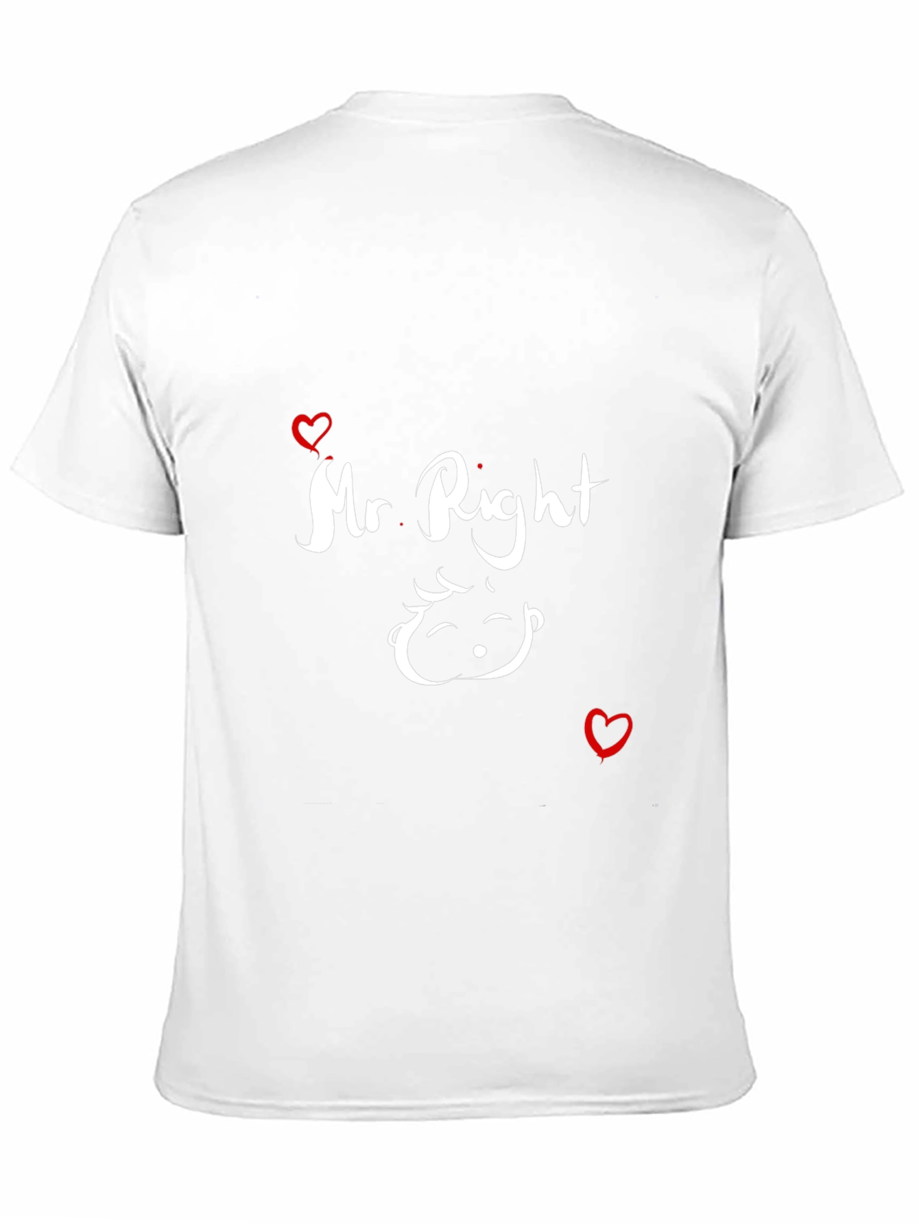 Mr. Right Graphic Tee - Cute Couple Shirt