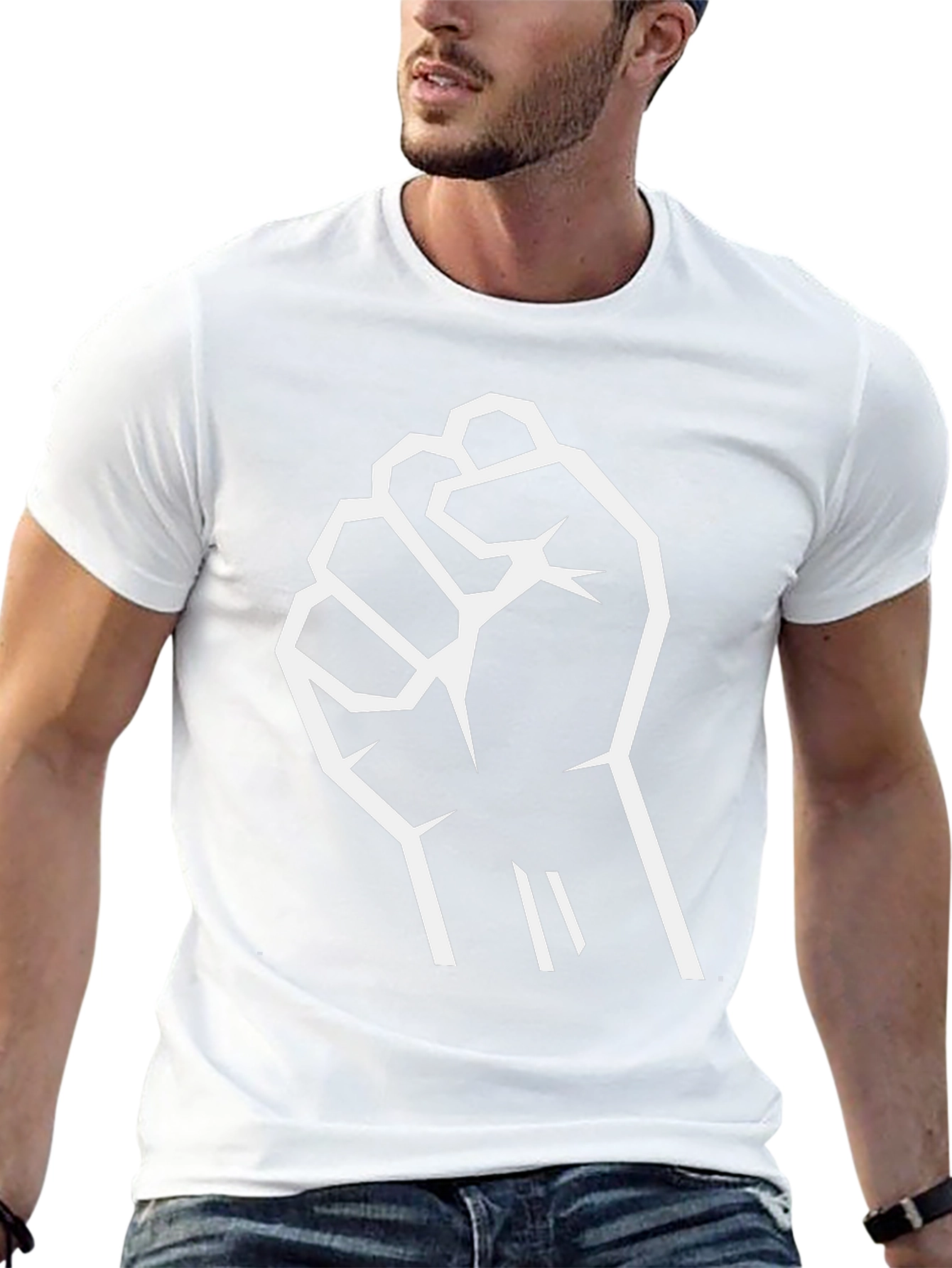 Black Power Fist Graphic T-Shirt