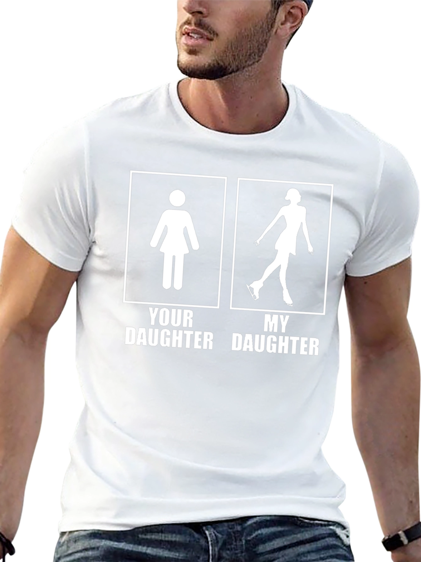 Your Daughter vs. My Daughter Ice Skating T-Shirt
