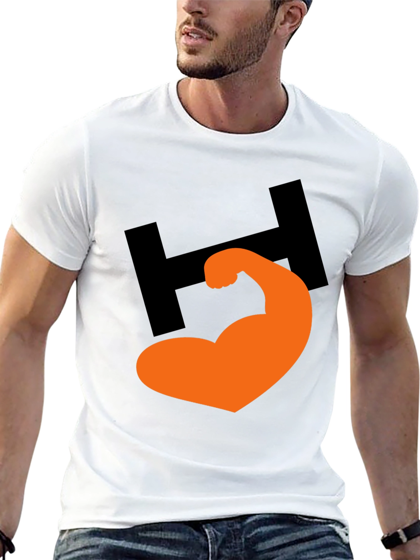 Bold Graphic Tee - H Muscle Design