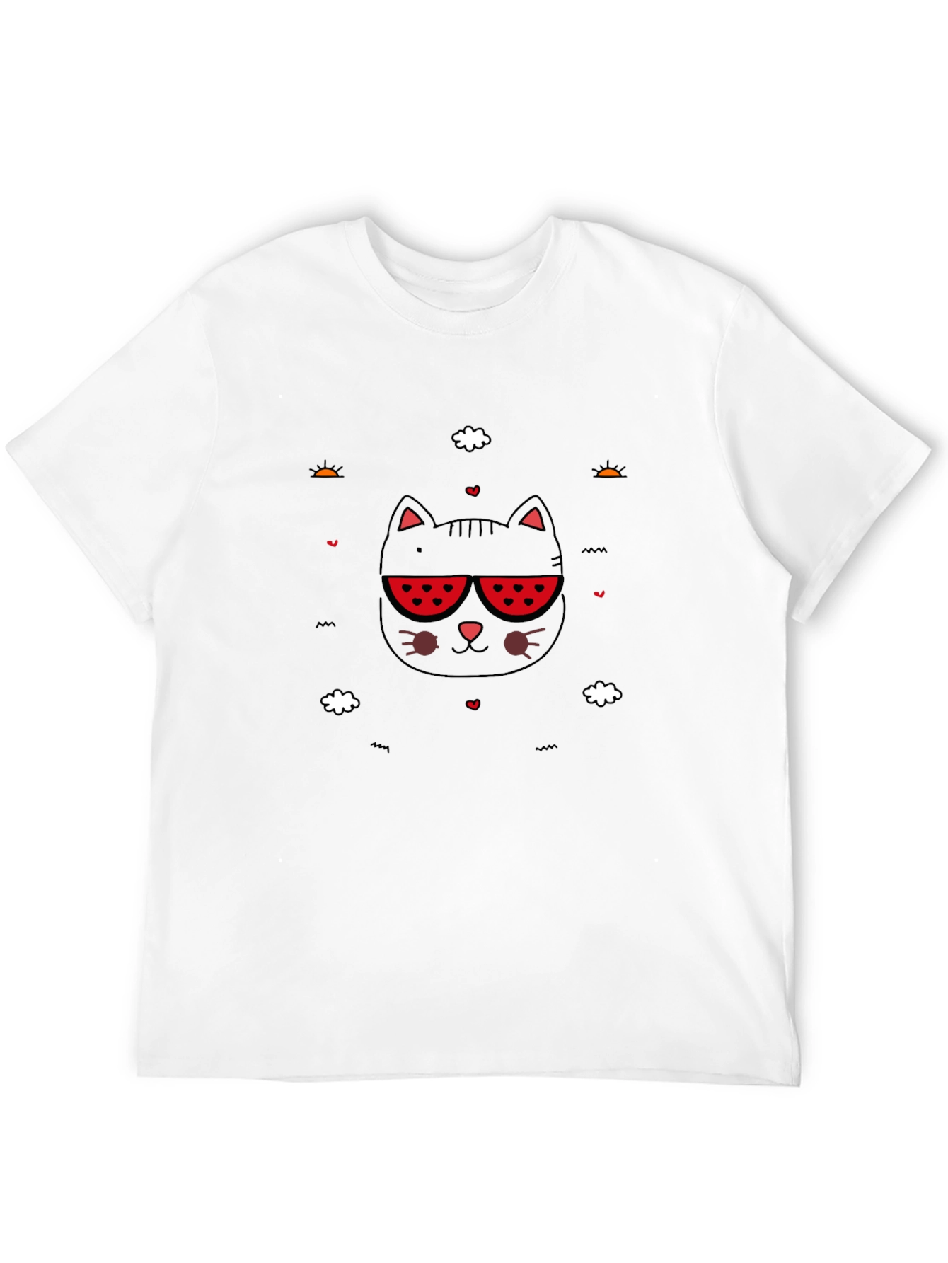 Cool Cat Graphic T-Shirt - Black