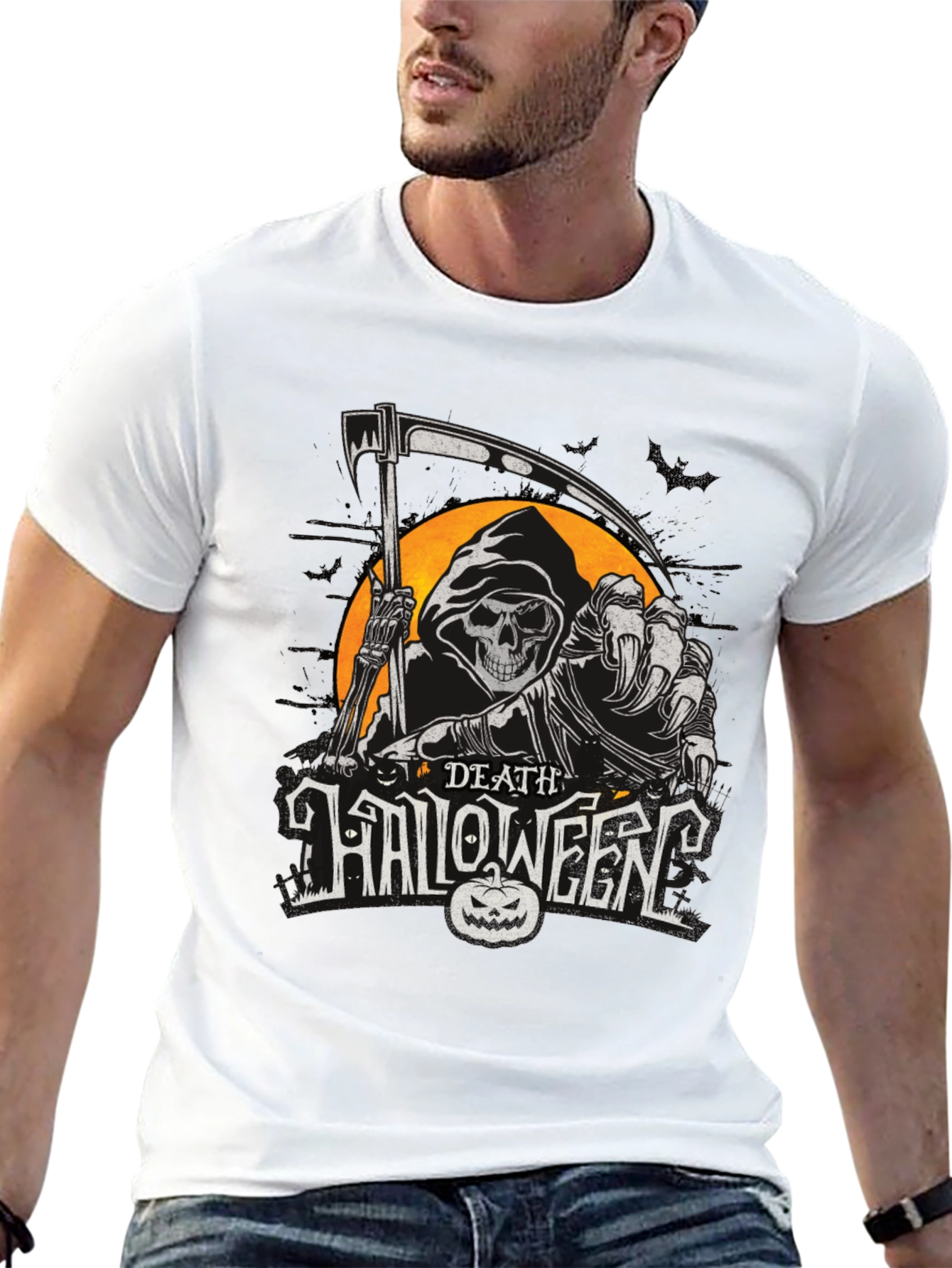Death Halloween Graphic T-Shirt