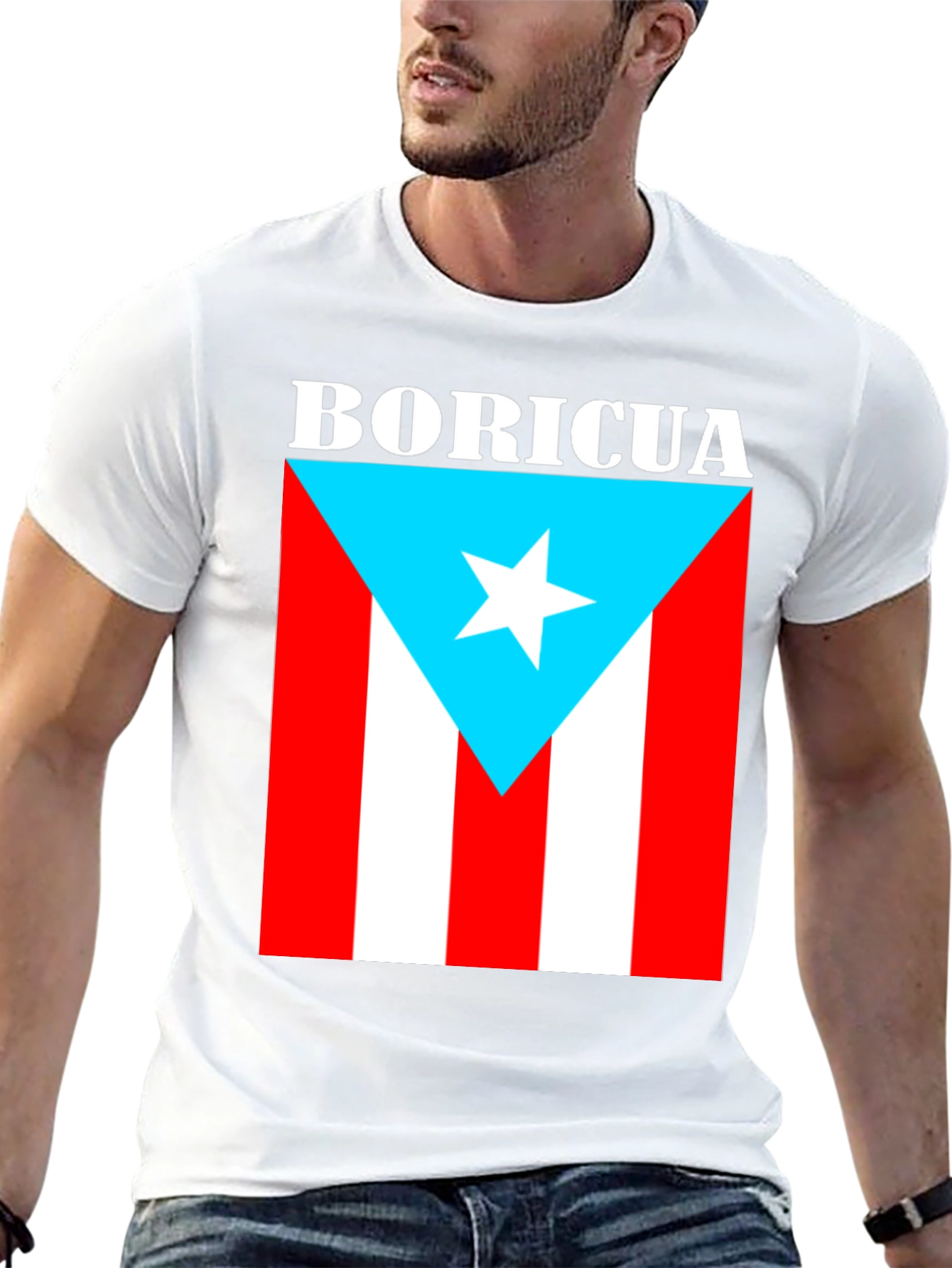 Boricua Flag T-Shirt Puerto Rico Pride
