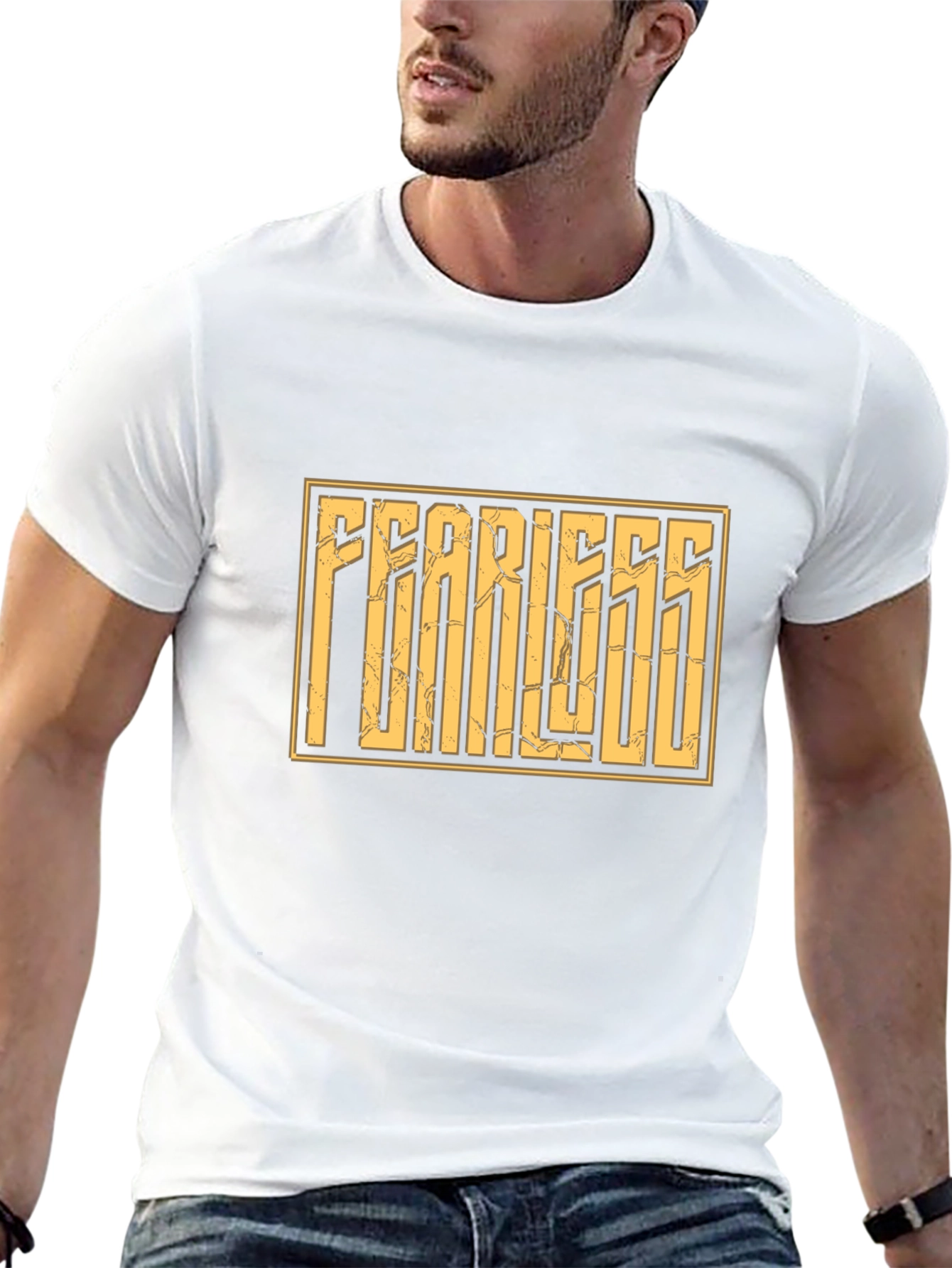 Fearless Graphic Tee - Trendy Casual Shirt