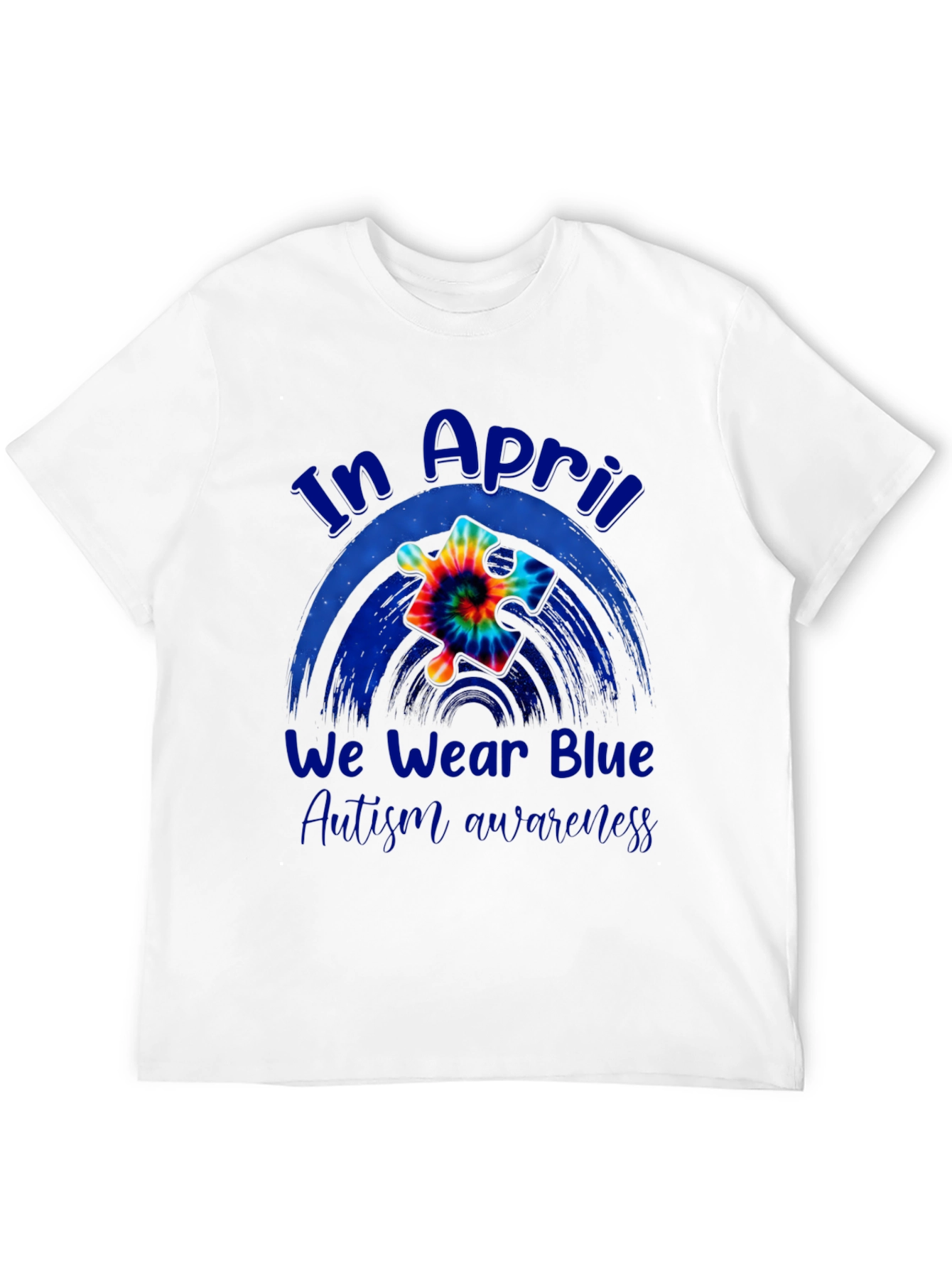 Autism Awareness T-Shirt - In April We Wear Blue