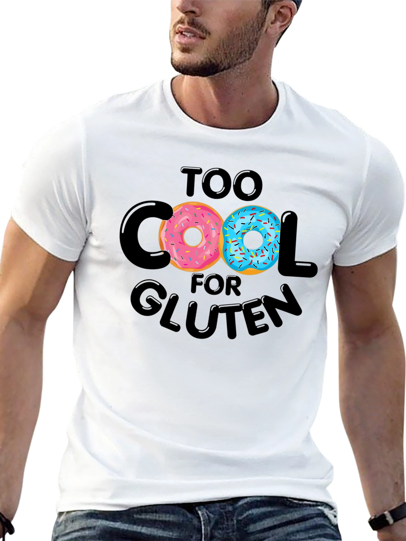 Too Cool for Gluten Donut T-Shirt