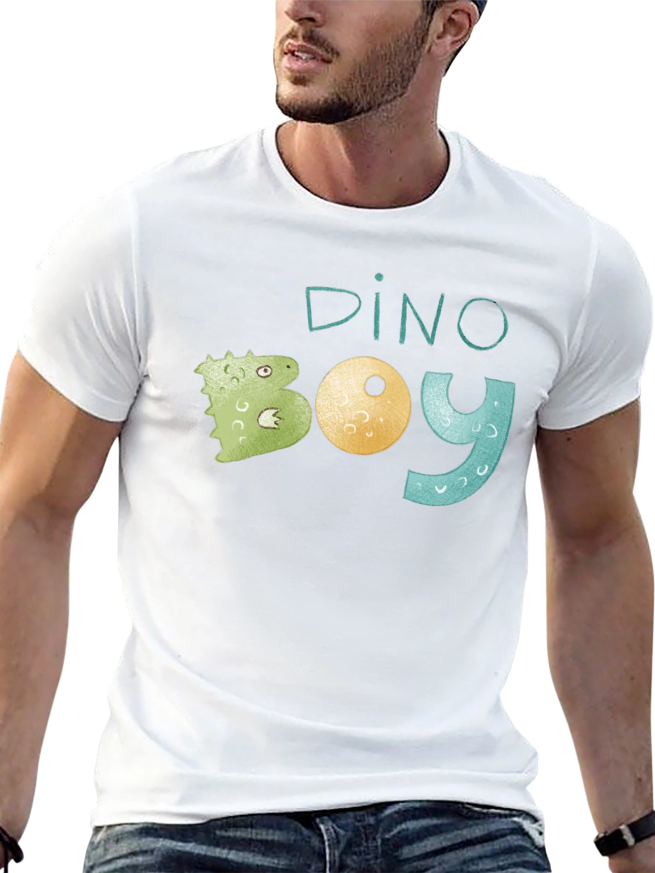 Dino Boy Graphic Tee - Fun Kids T-Shirt
