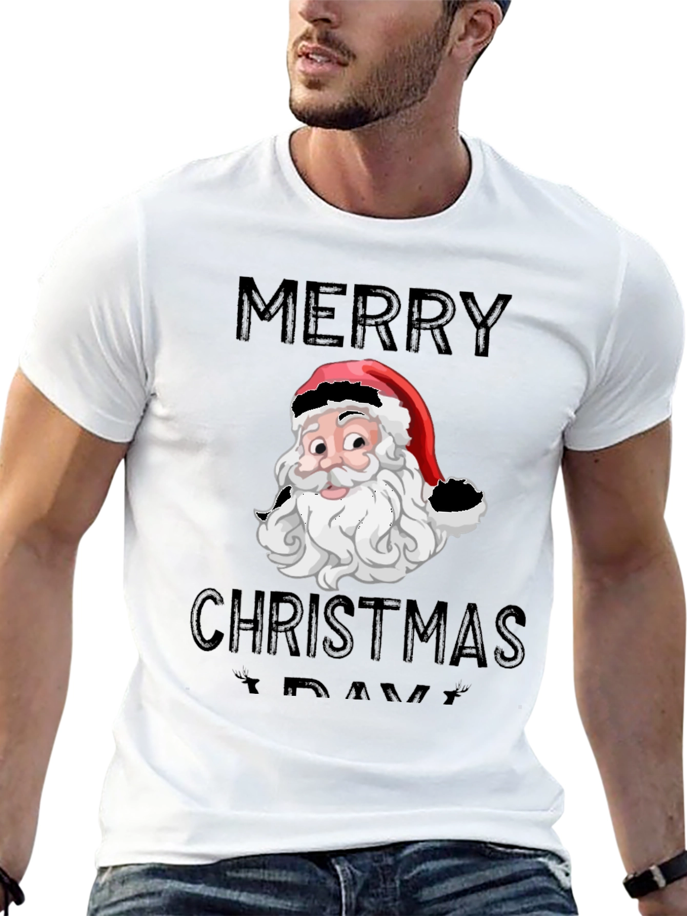 Merry Christmas Santa Graphic Tee