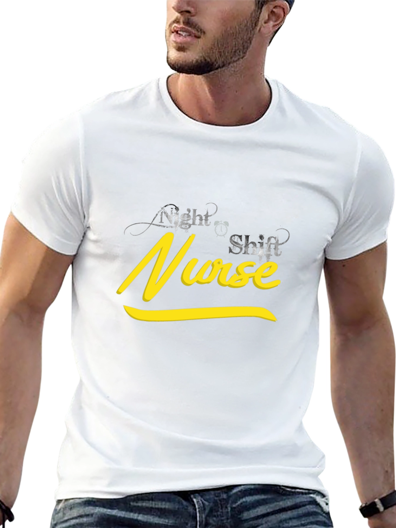 Night Shift Nurse Black T-Shirt