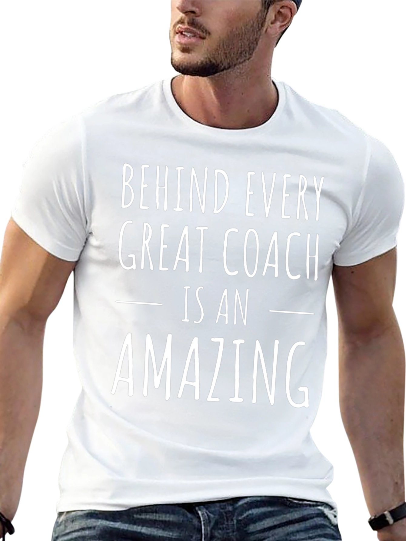 Behind Every Great Coach Amazing T-Shirt