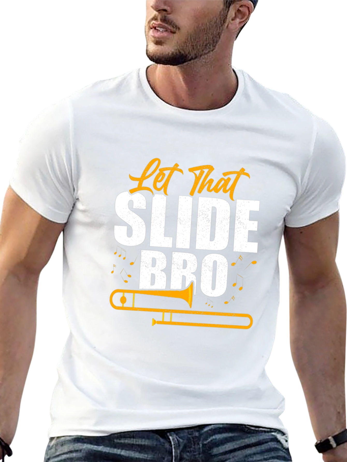 Let That Slide Bro Trombone T-Shirt