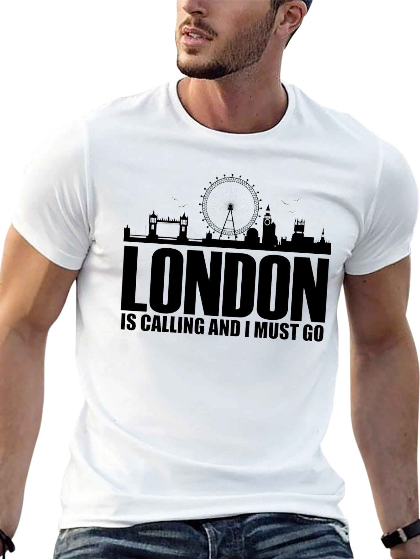 London Calling Mens Black T-Shirt