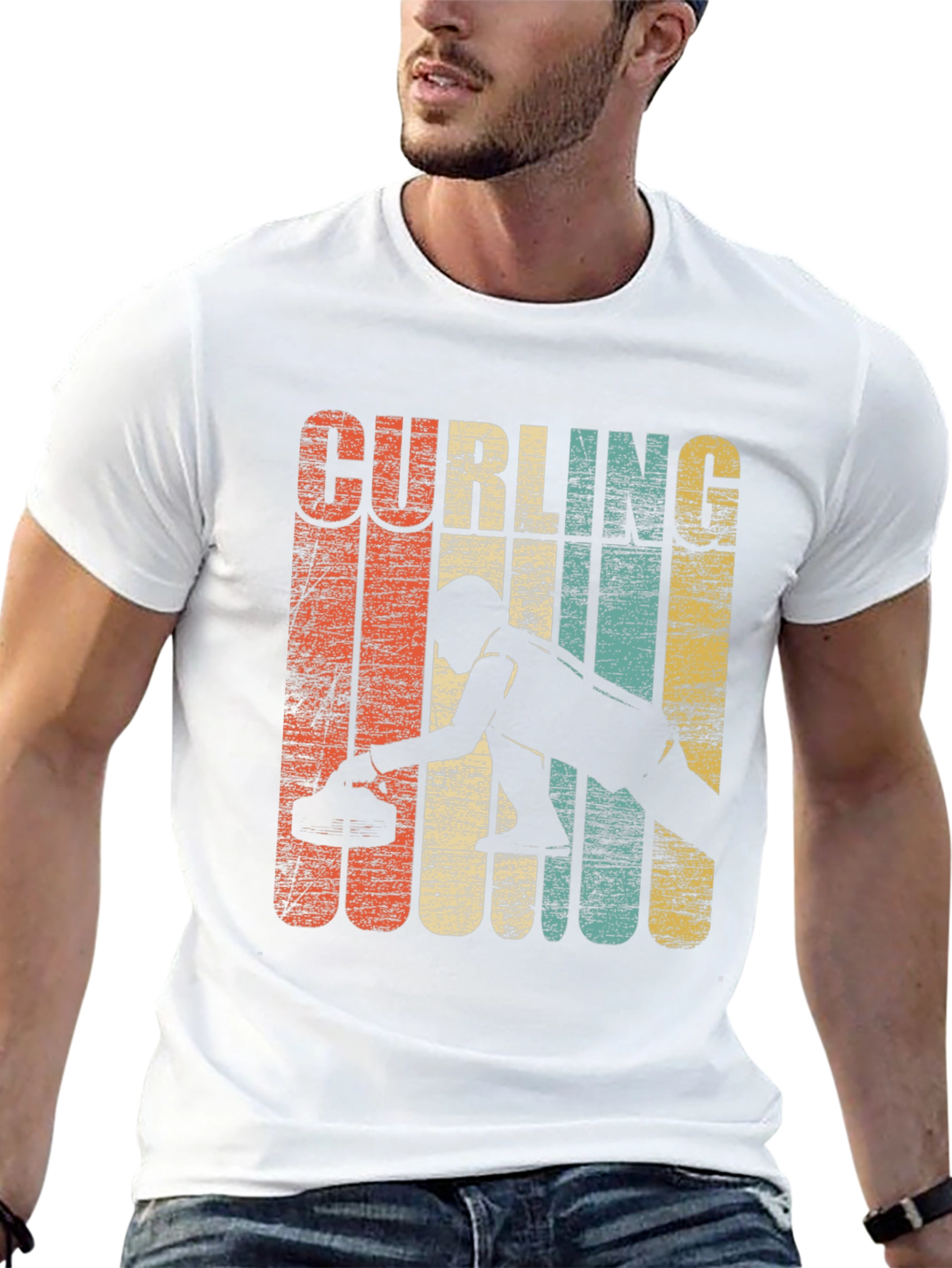 Retro Curling T-Shirt