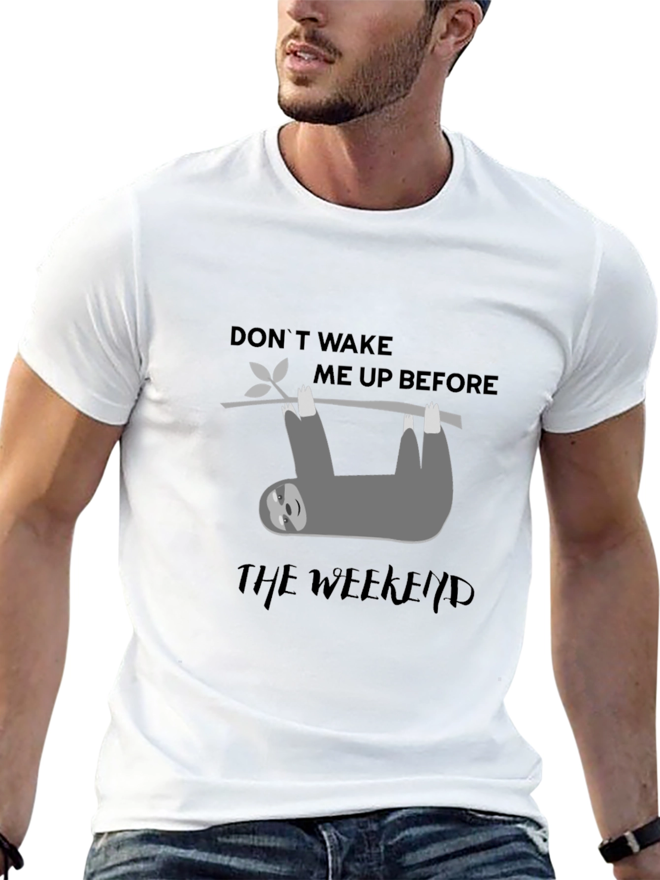 Dont Wake Me Sloth Graphic Tee