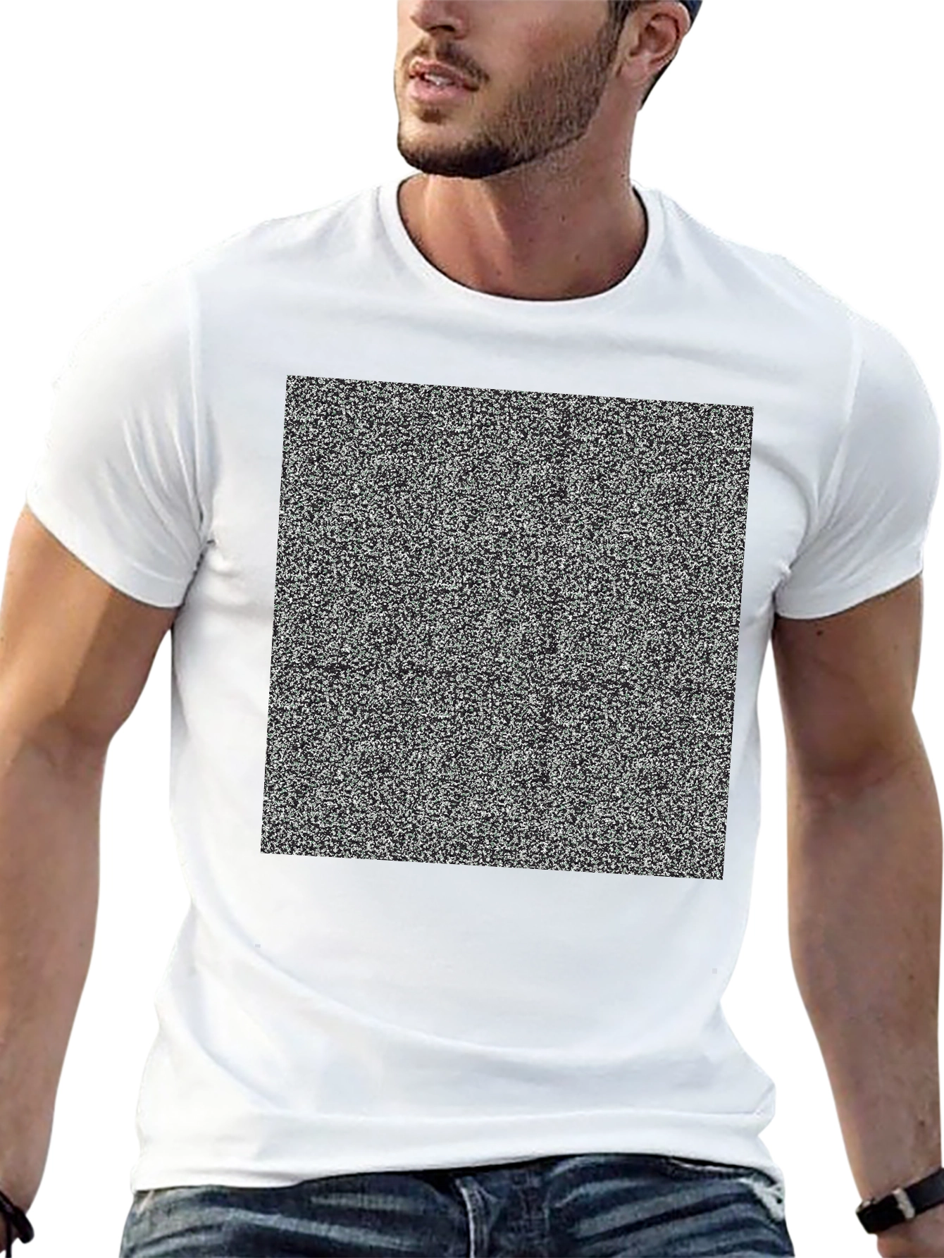 Static Pattern T-Shirt