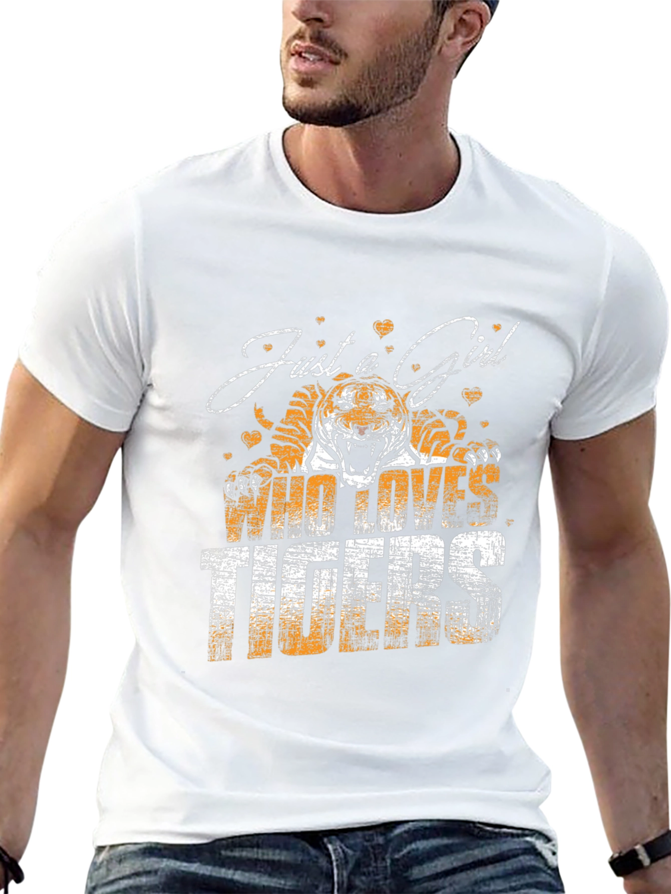 Just A Girl Who Loves Tigers T-Shirt