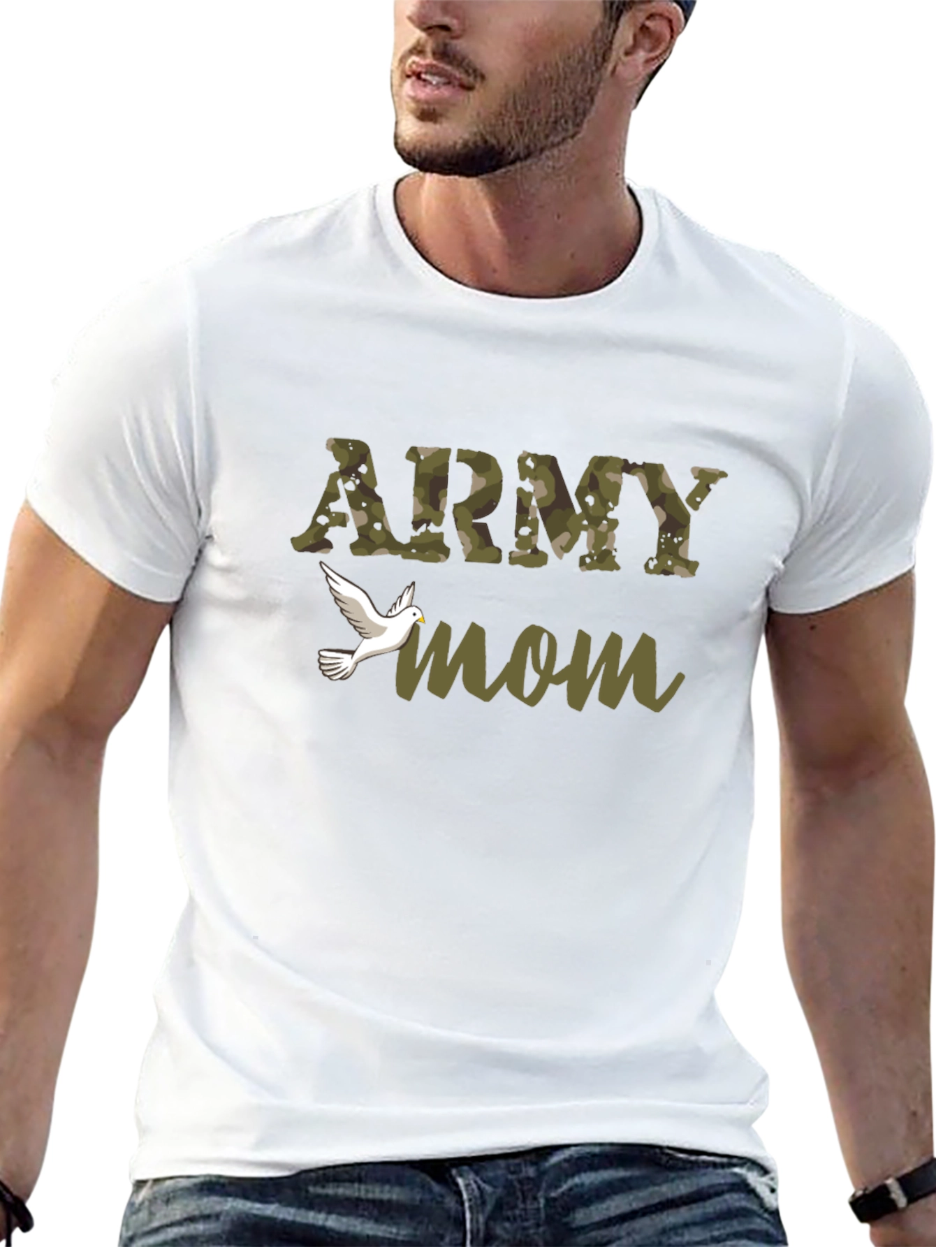 Army Mom Graphic T-Shirt - Military Pride