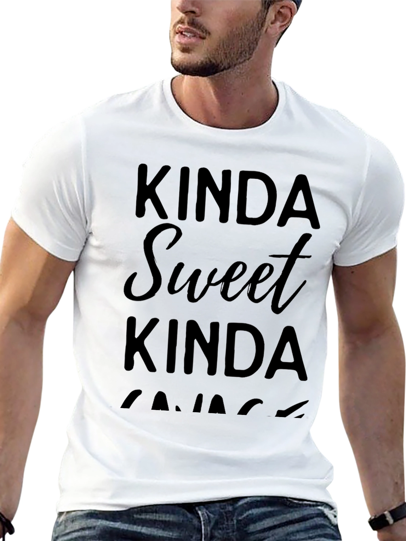 Kinda Sweet Kinda Savage Black Tee